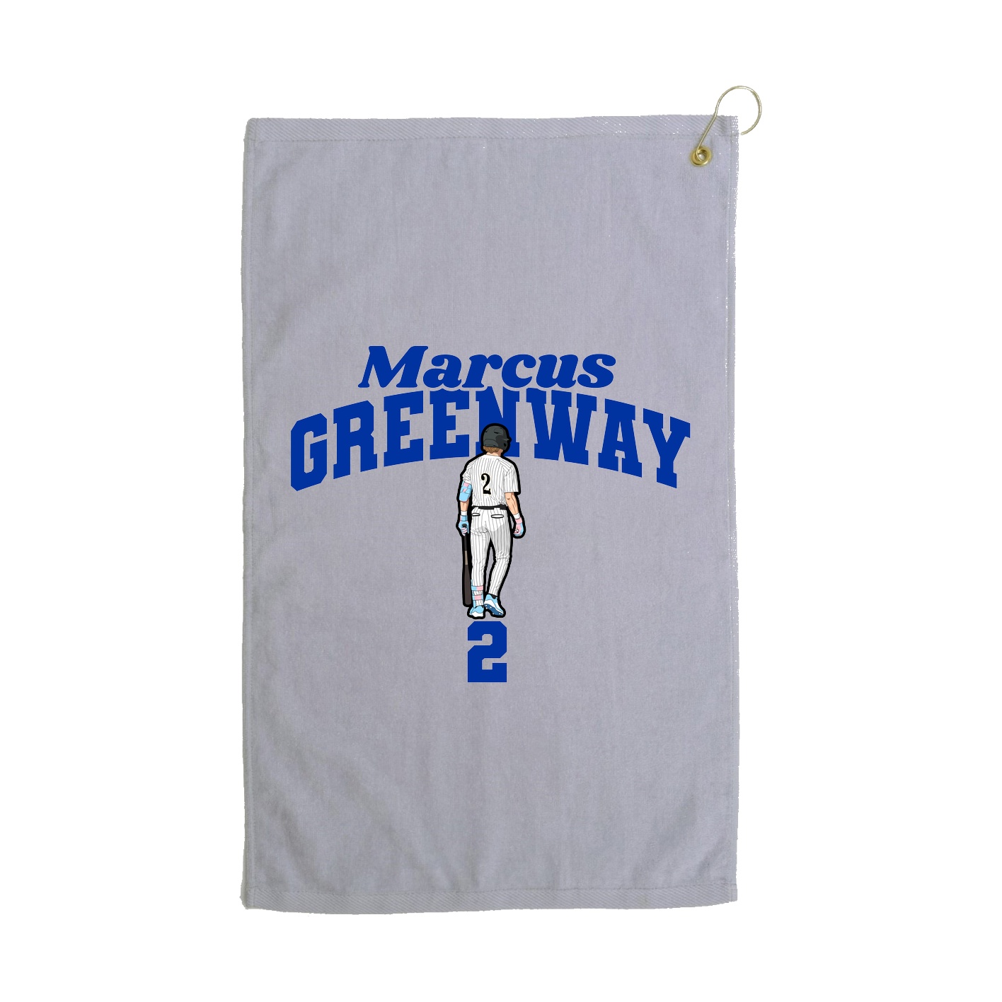 Golf Towel — Signature Arch in Grey