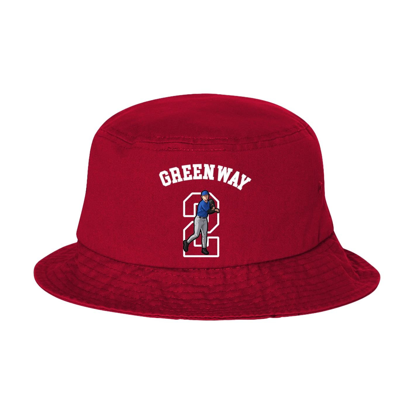Bucket Cap — Shirsey Arch in Red