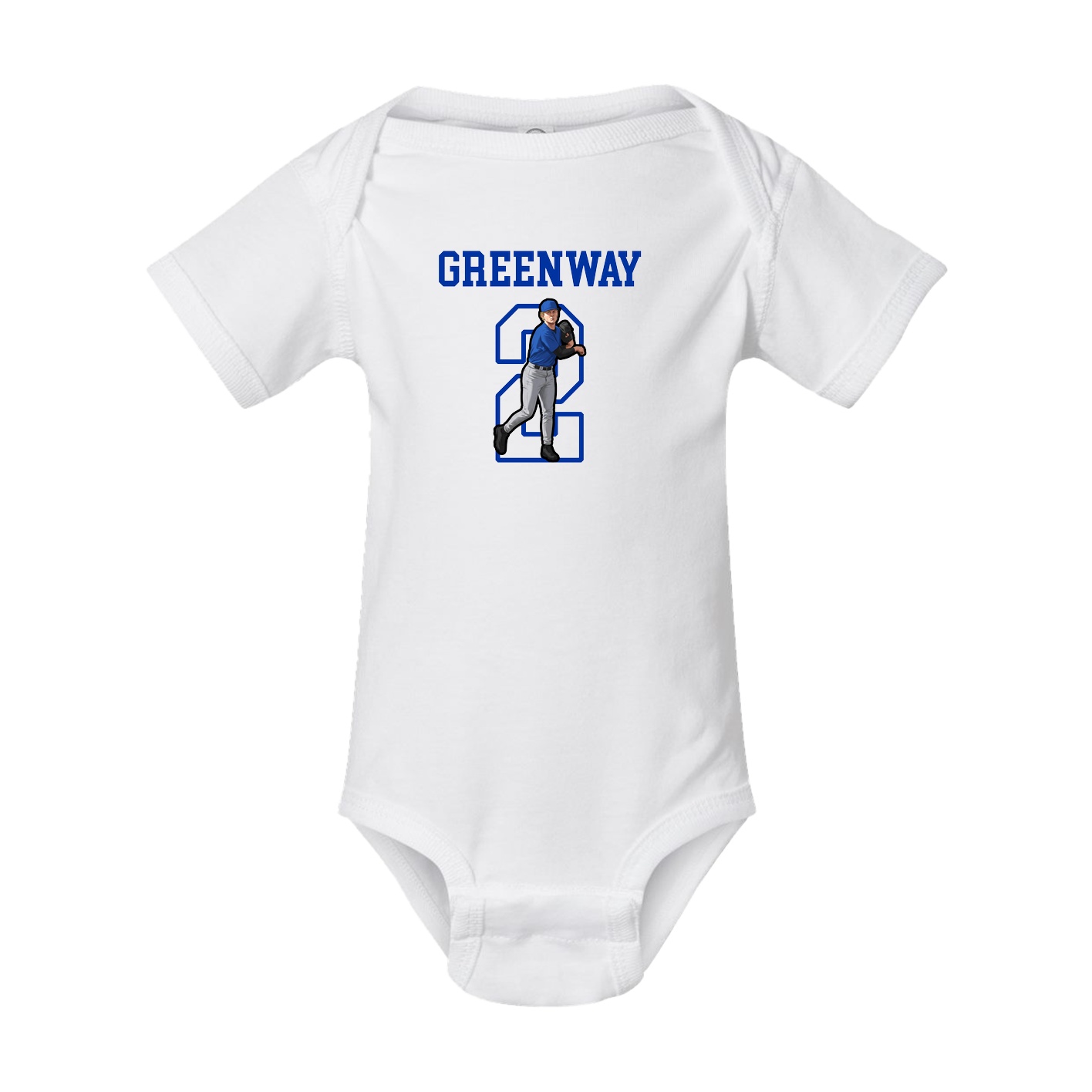 Baby Onesie — Shirsey in White