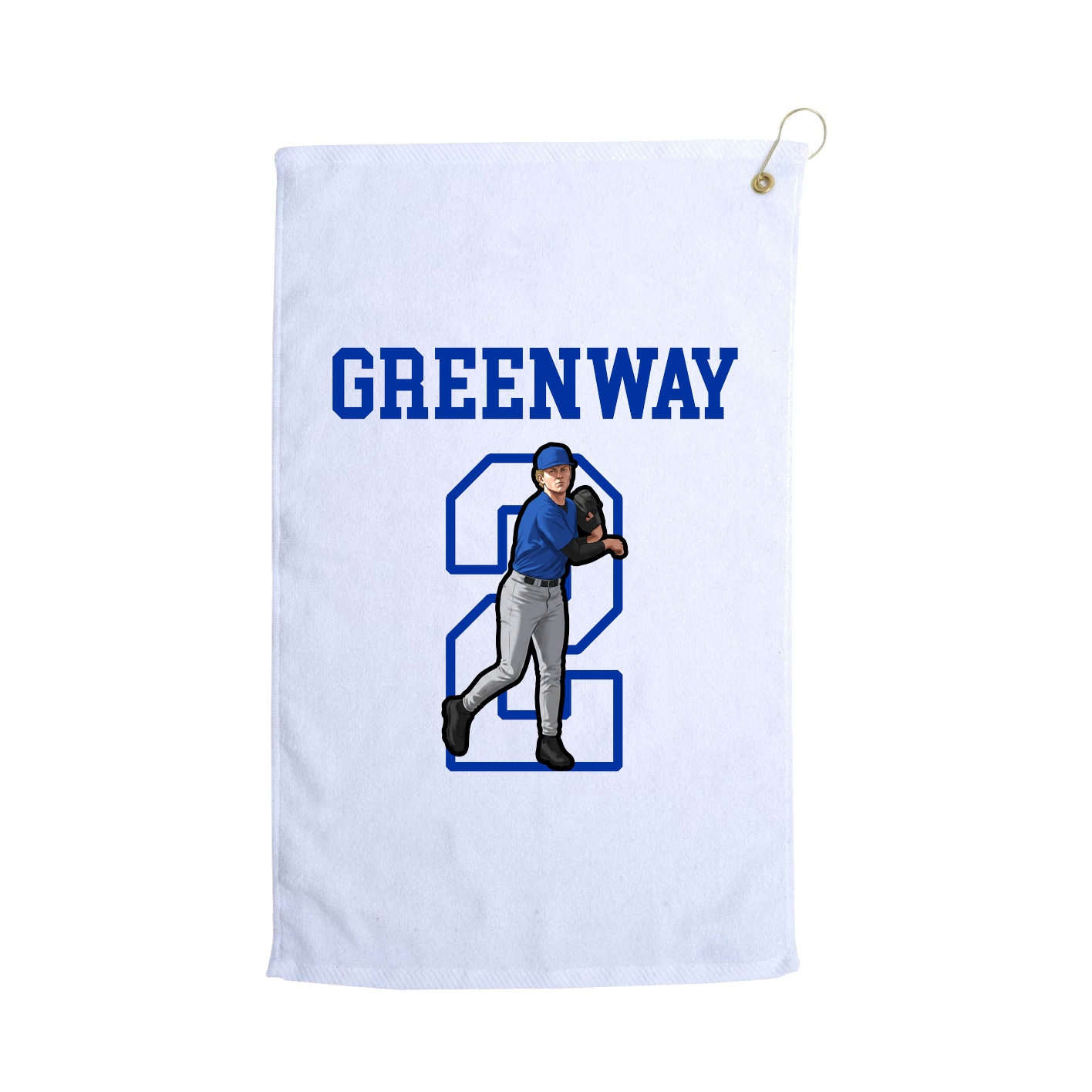 Golf Towel — Shirsey in White