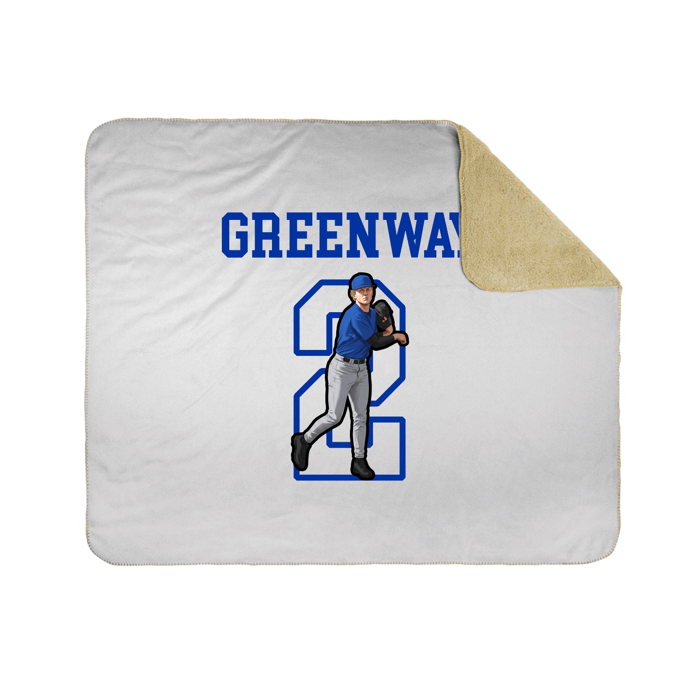 Throw Blanket — Shirsey in White