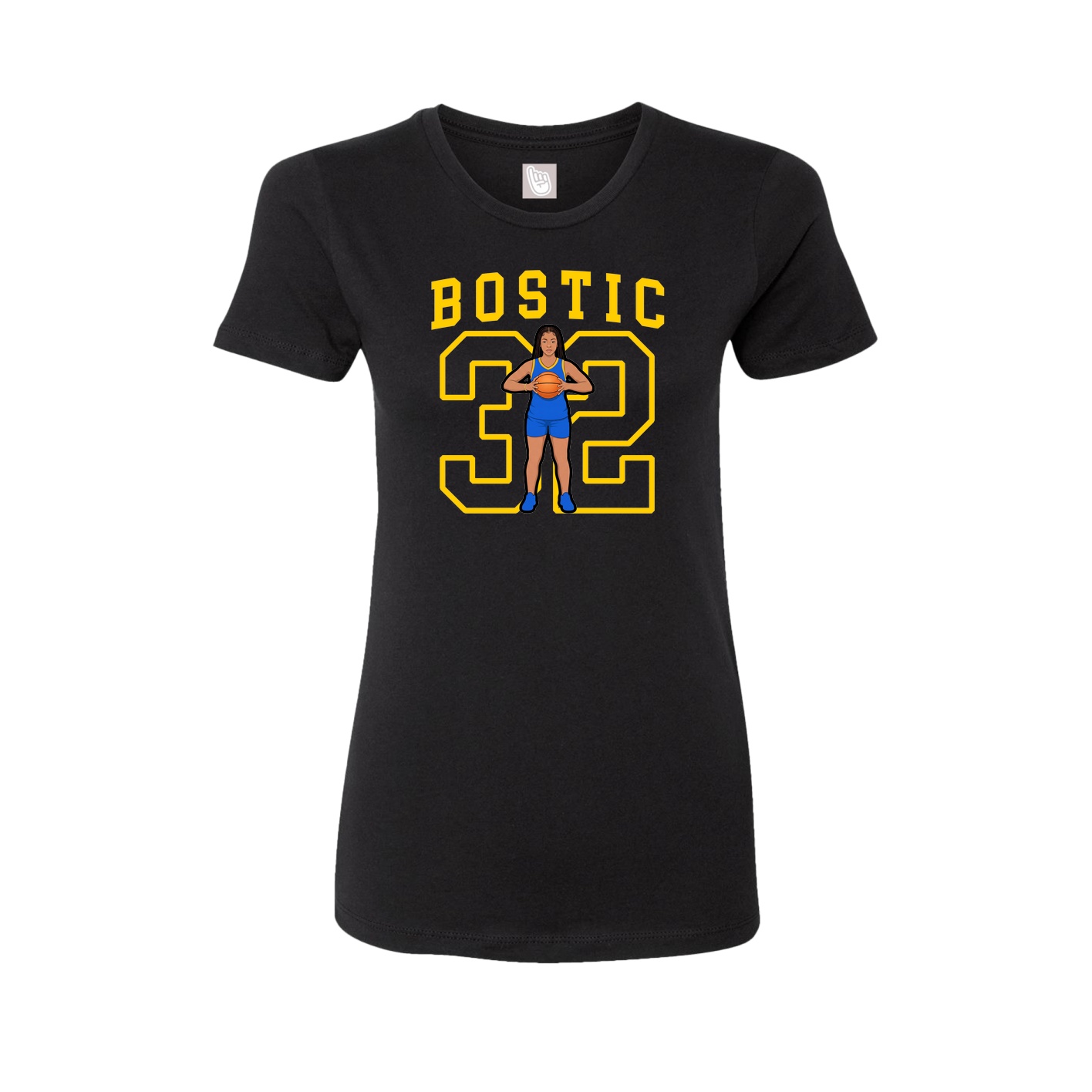 Fitted Women's Tee — Shirsey in Black