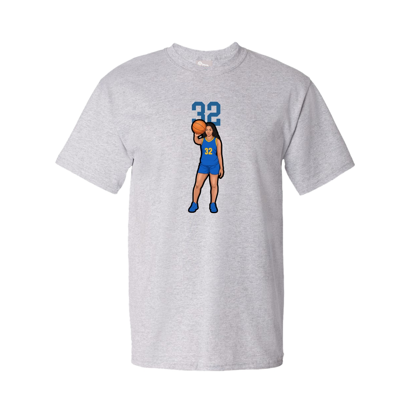 Tee — Number Top in Grey