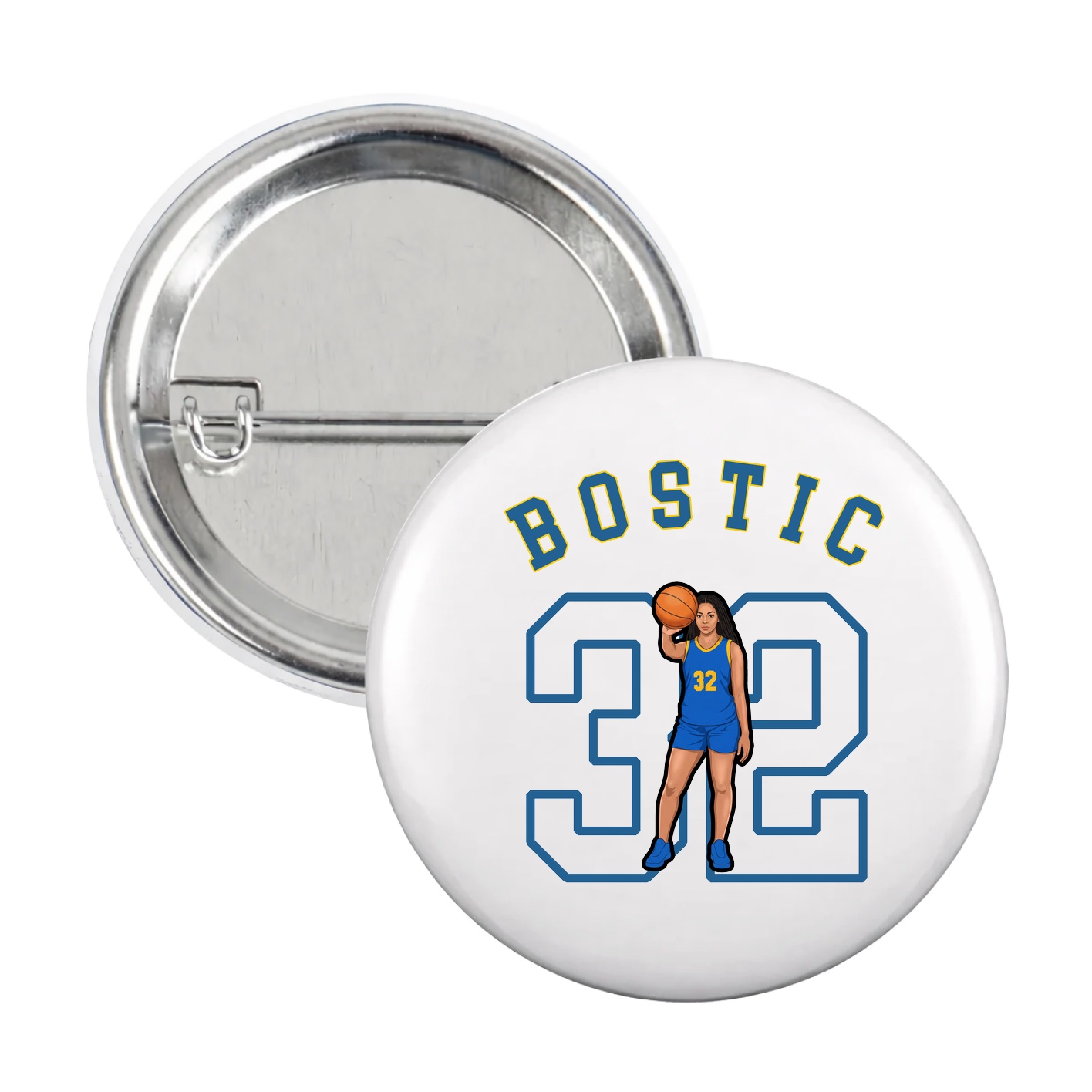 Game Day Button — Shirsey Arch in White