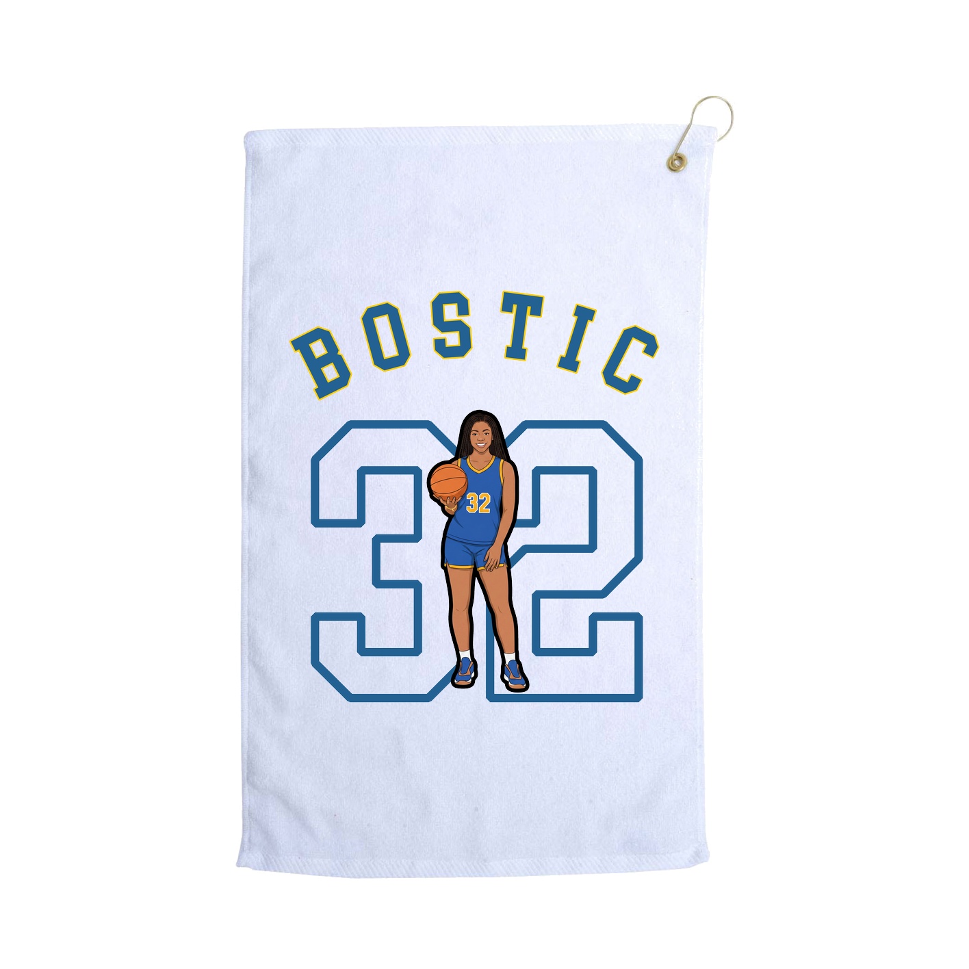 Golf Towel — Shirsey Arch in White