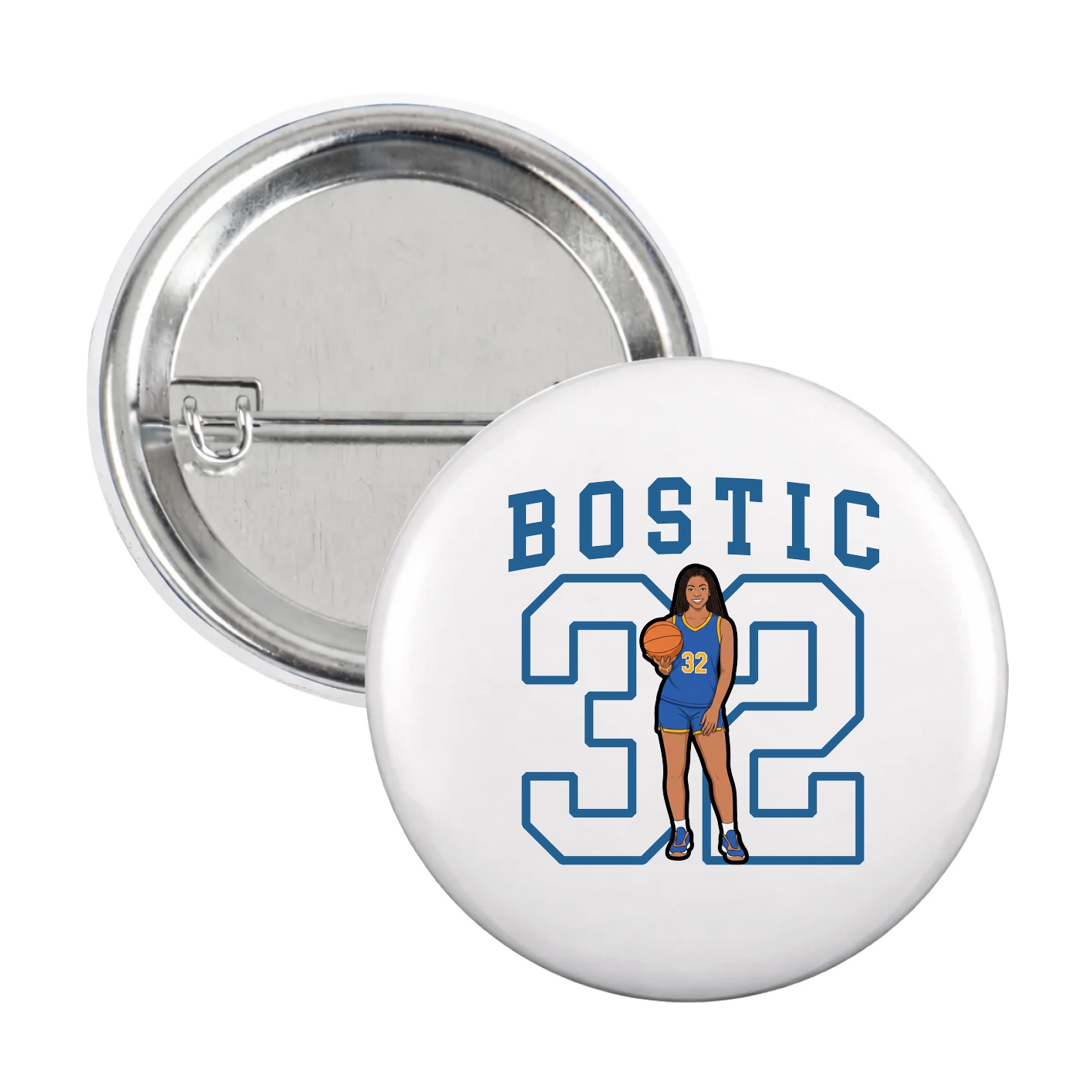 Game Day Button — Shirsey in White