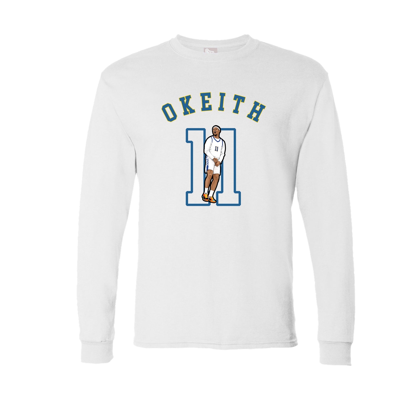 Long Sleeve Tee — Shirsey Arch in White