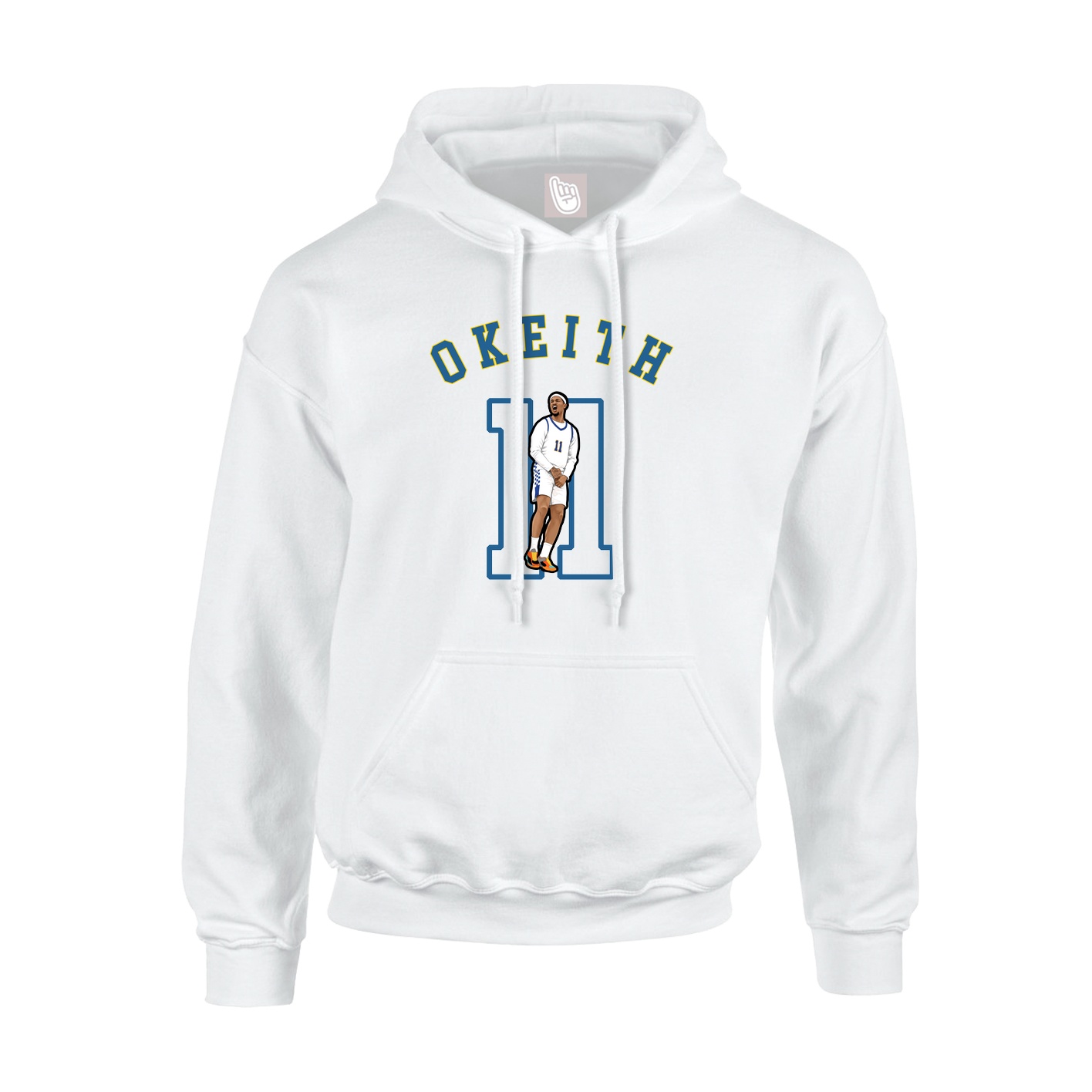 Youth Hoodie — Shirsey Arch in White