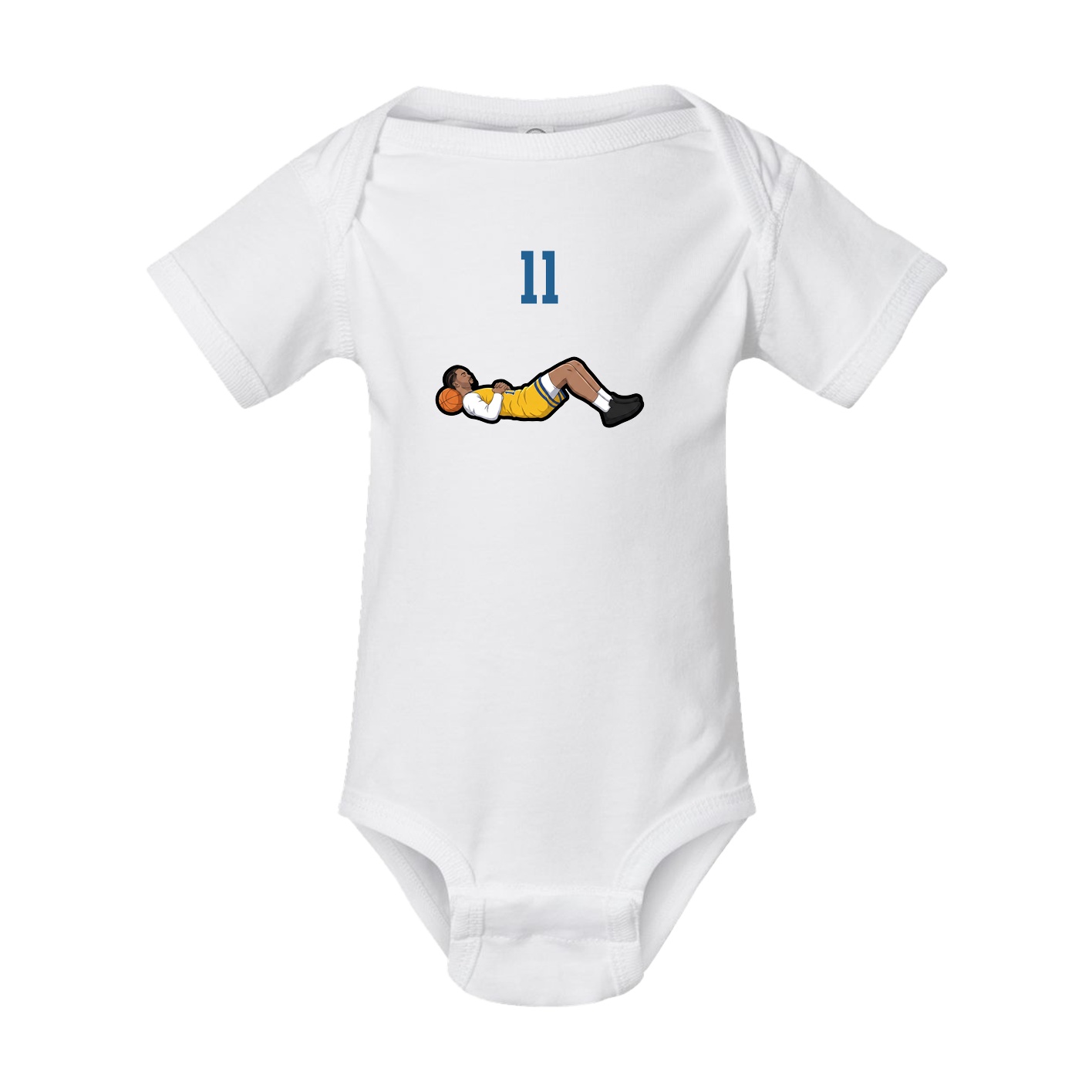 Baby Onesie — Number Top in White