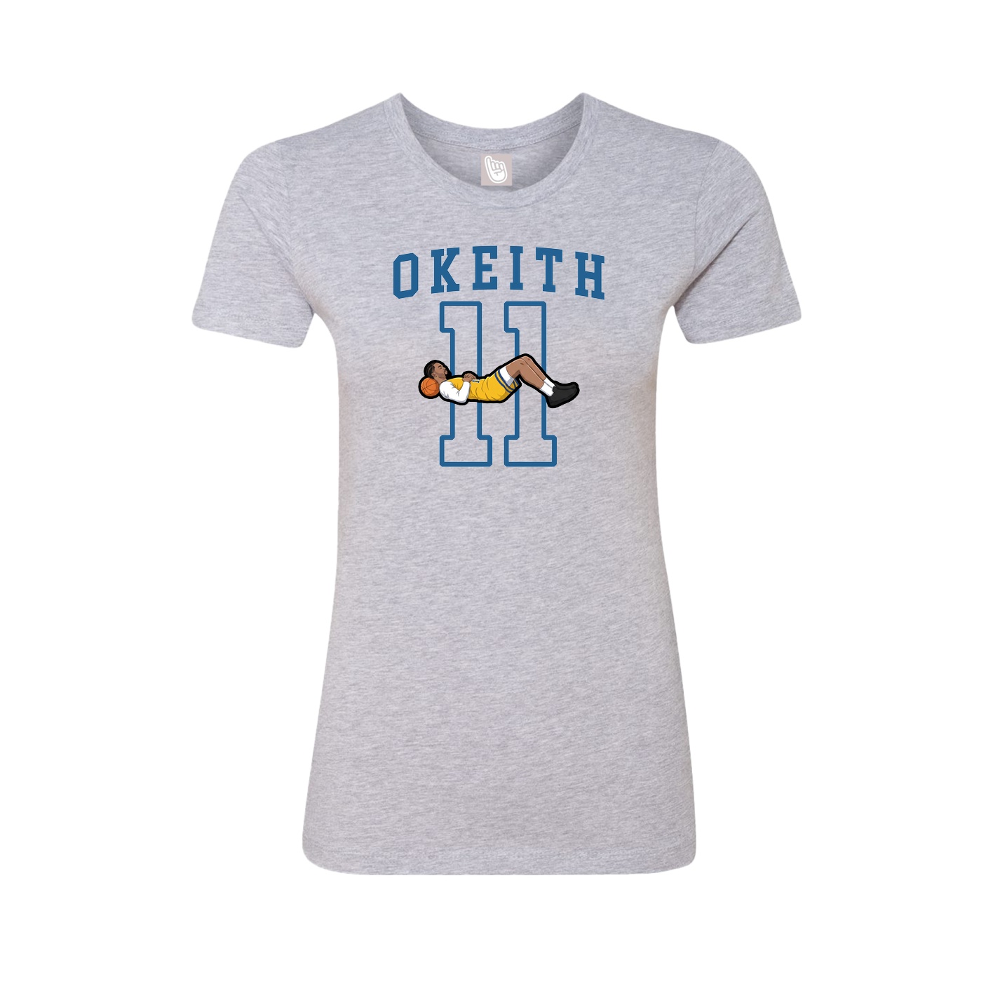 Fitted Women's Tee — Shirsey in Grey