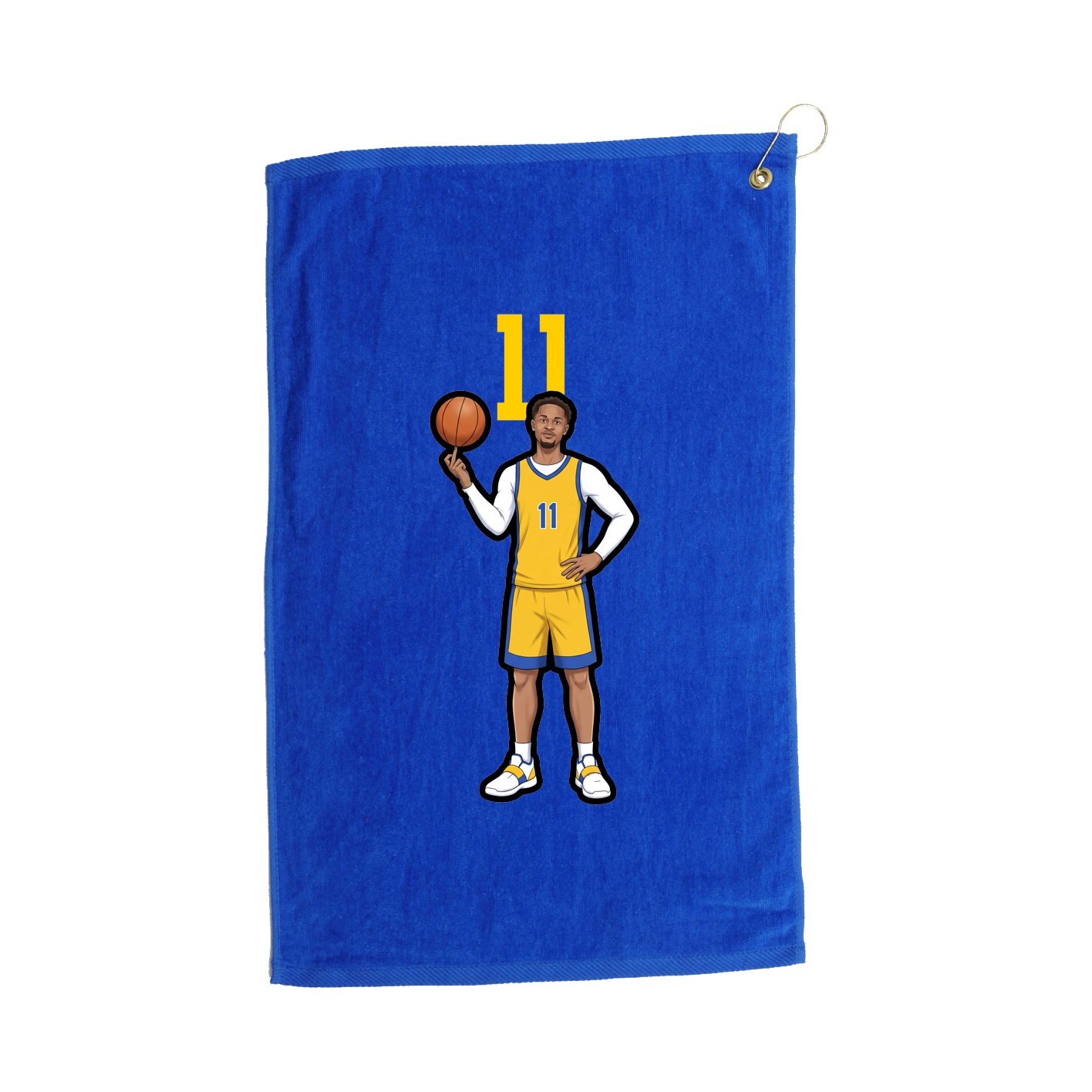 Golf Towel — Number Top in Royal