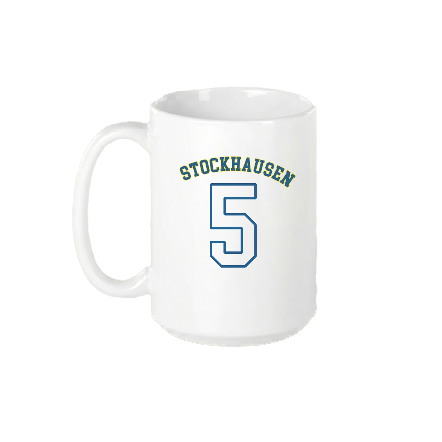 15oz Coffee Mug — Shirsey Arch in White