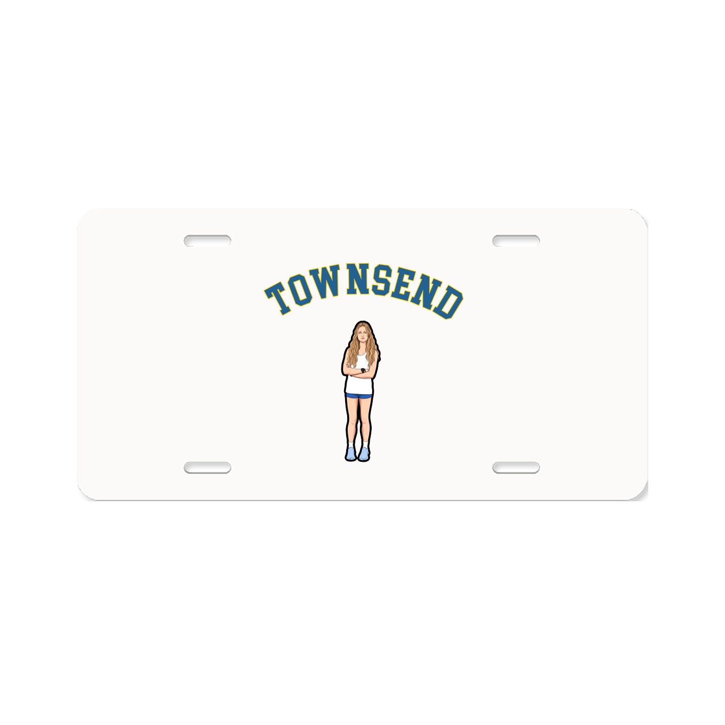 License Plate — Shirsey Arch in Classic
