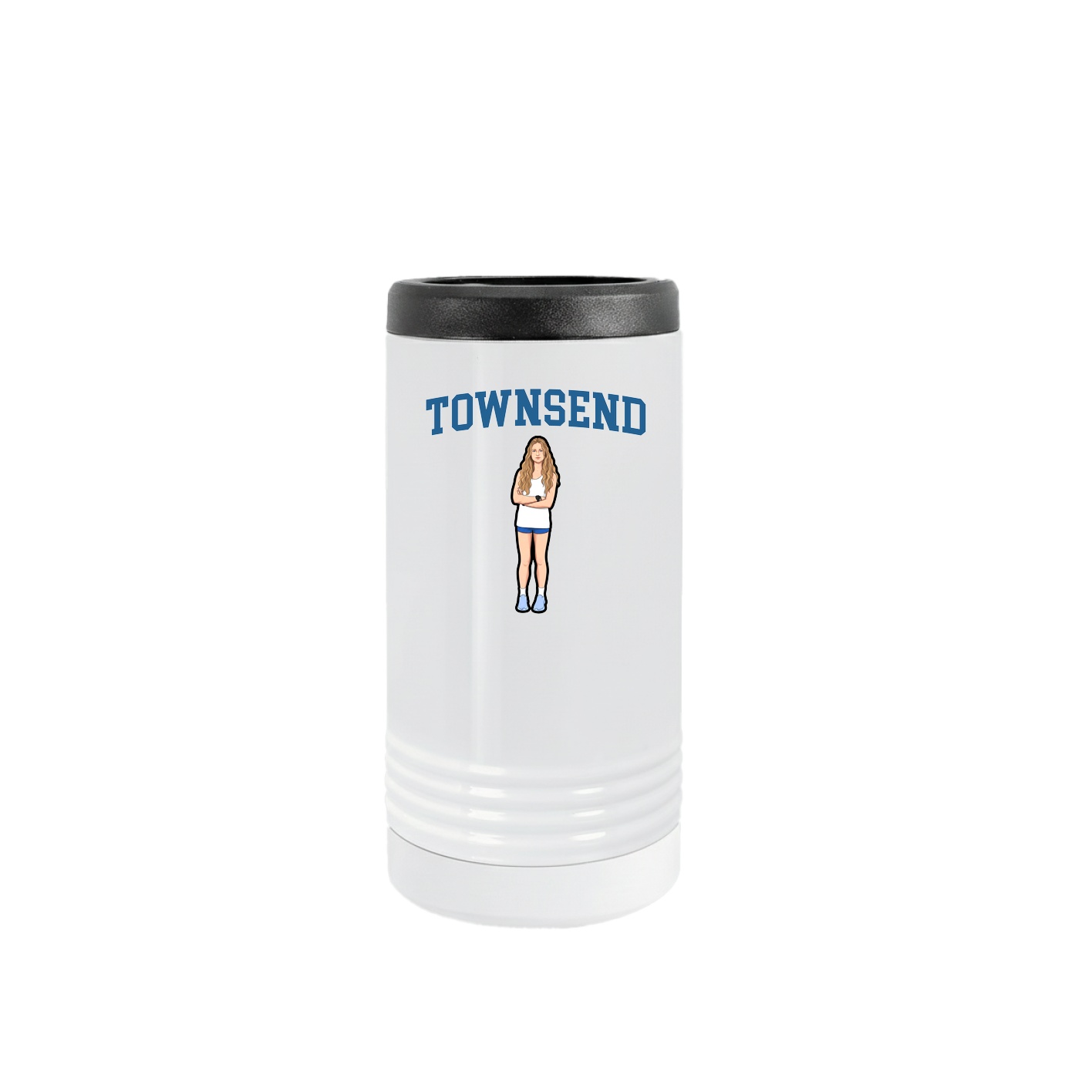 Slim Beverage Holder — Shirsey in White