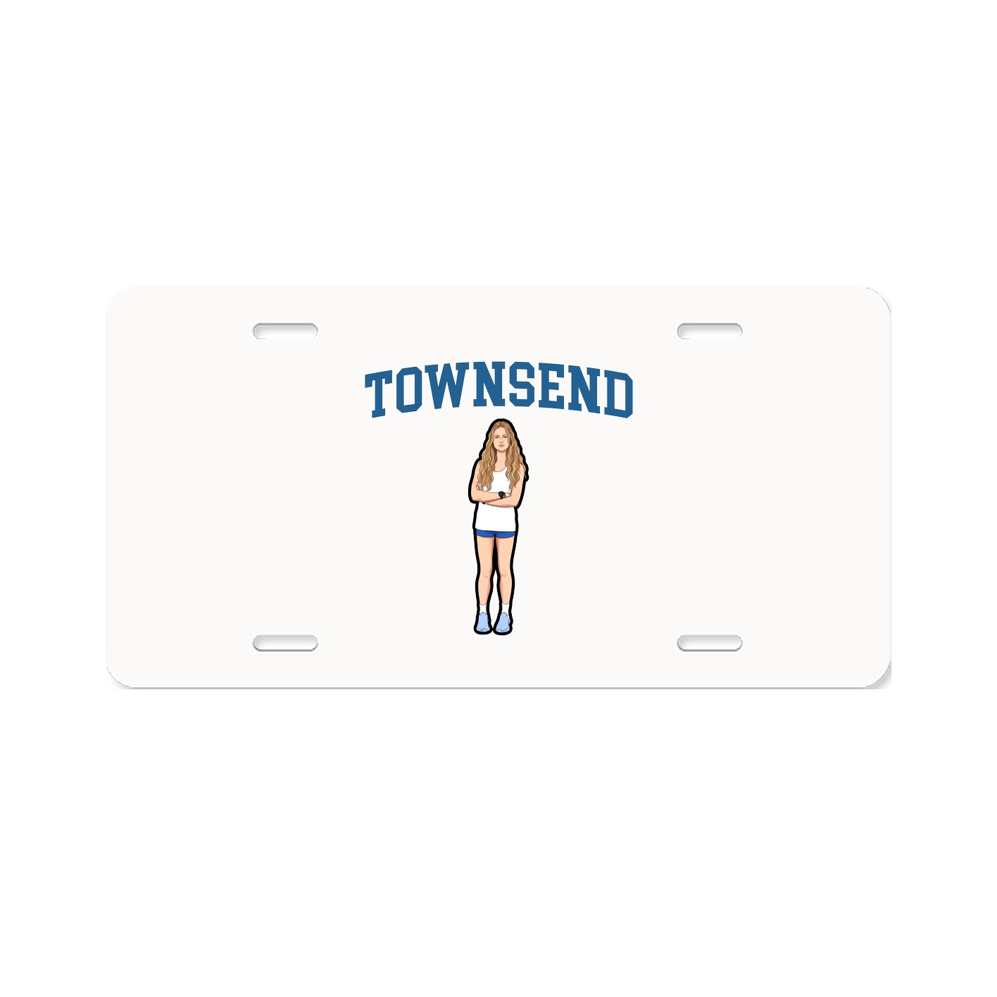 License Plate — Shirsey in Classic