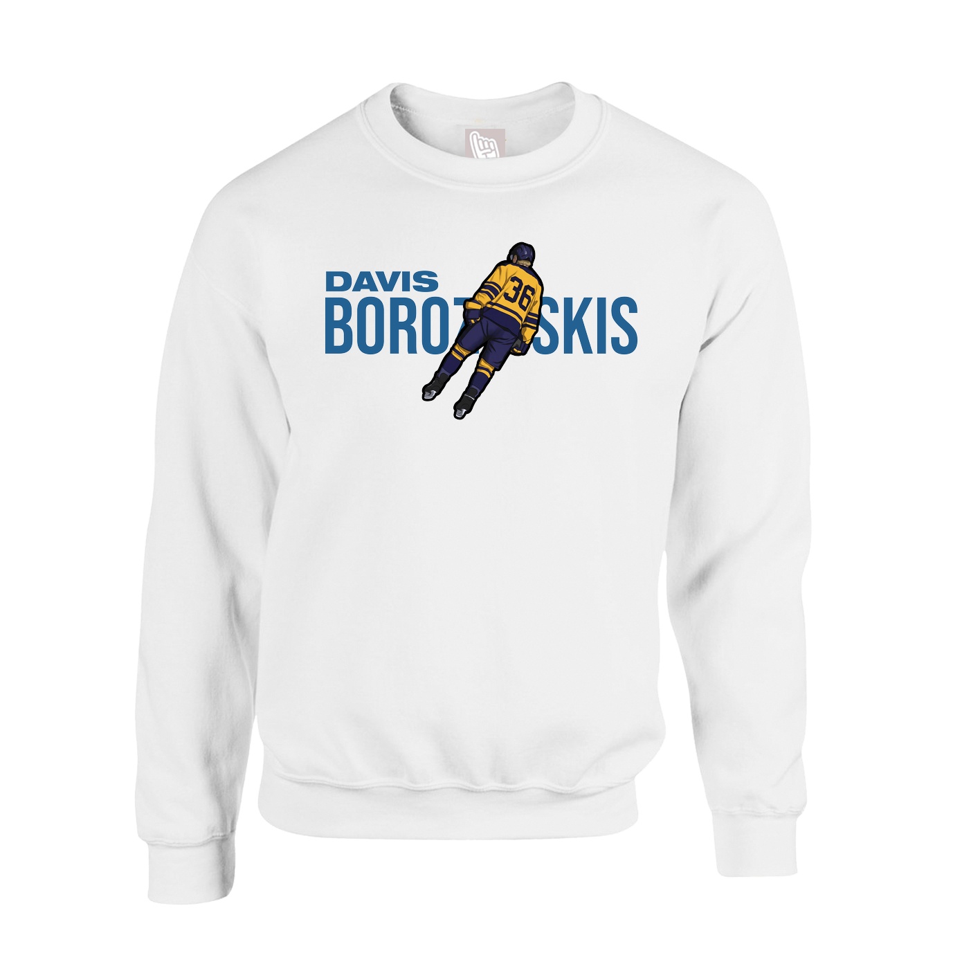 Fleece Crew — Player Name in White