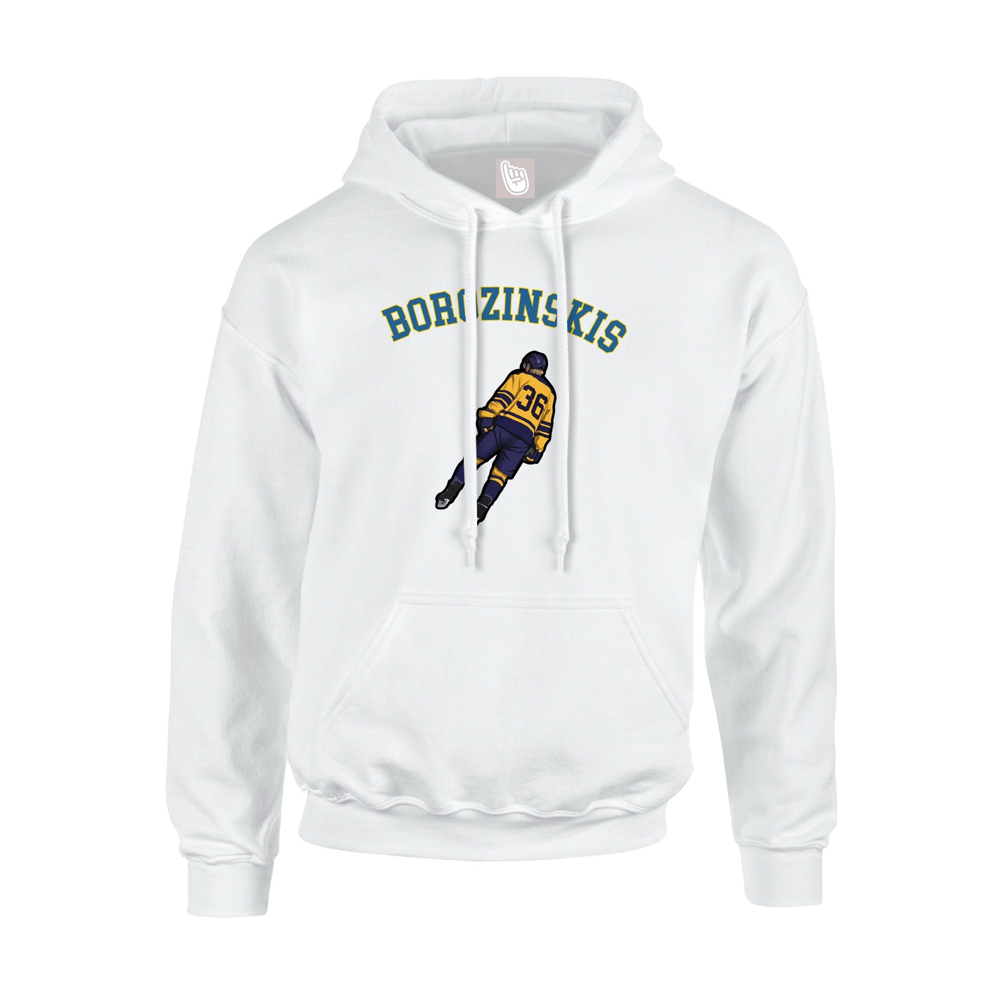 Youth Hoodie — Shirsey Arch in White