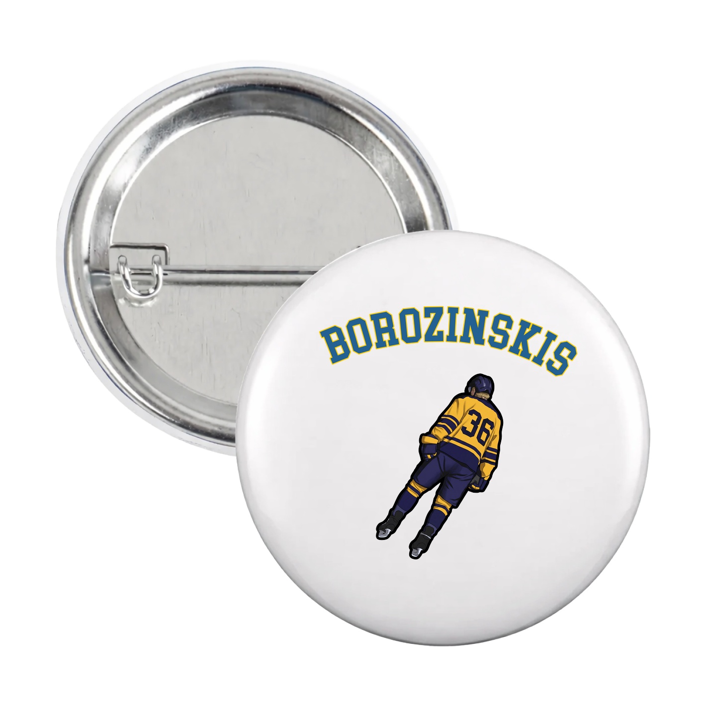 Game Day Button — Shirsey Arch in White