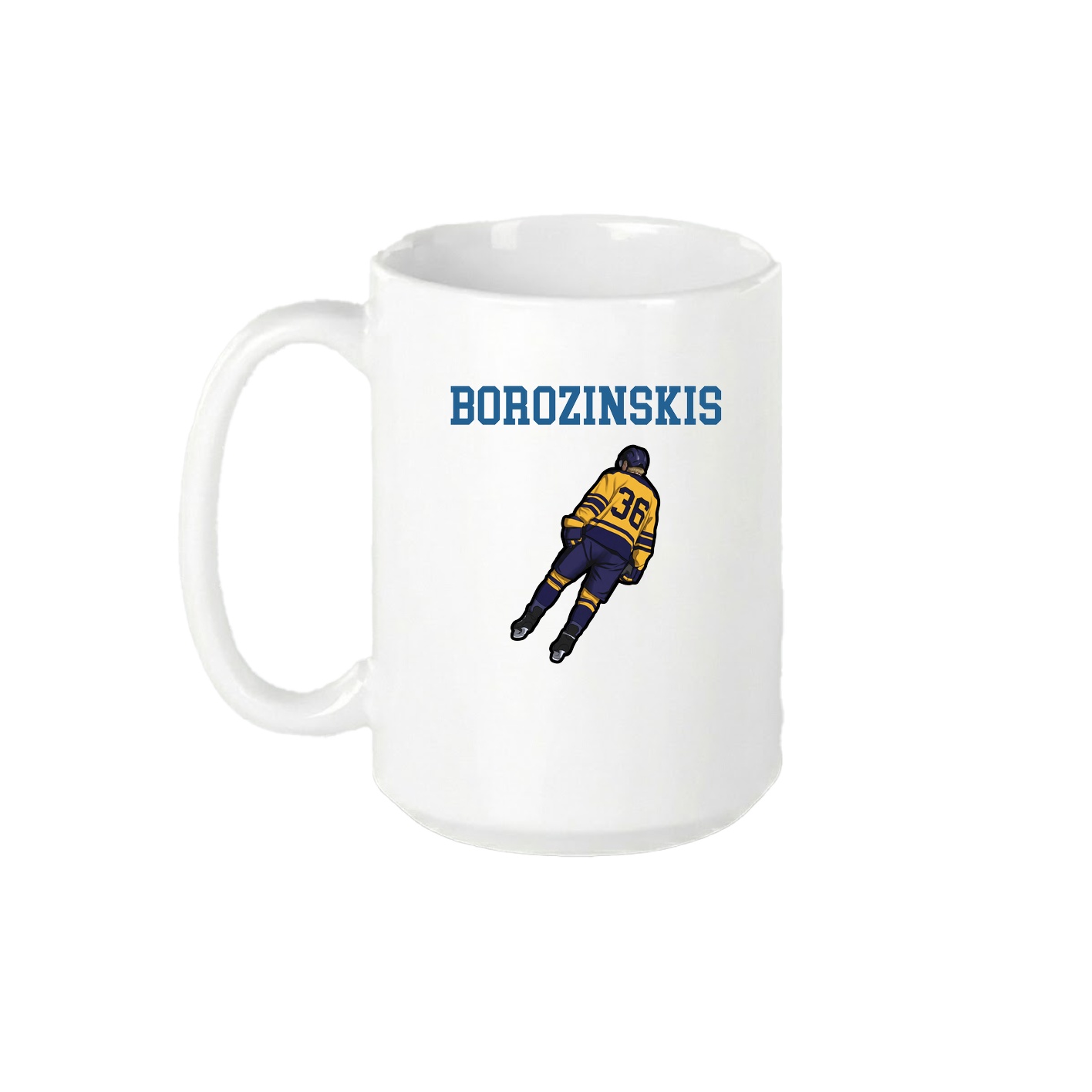 15oz Coffee Mug — Shirsey in White