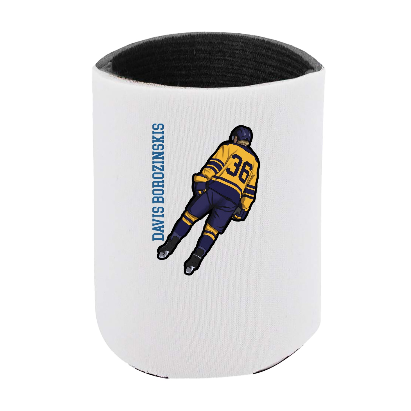 Can Holder — Name Vertical in White