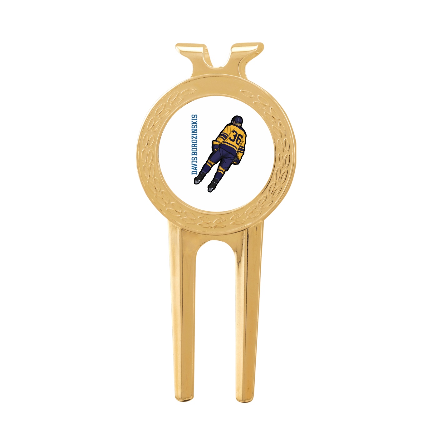 Divot Tool with Ball Marker — Name Vertical in Classic