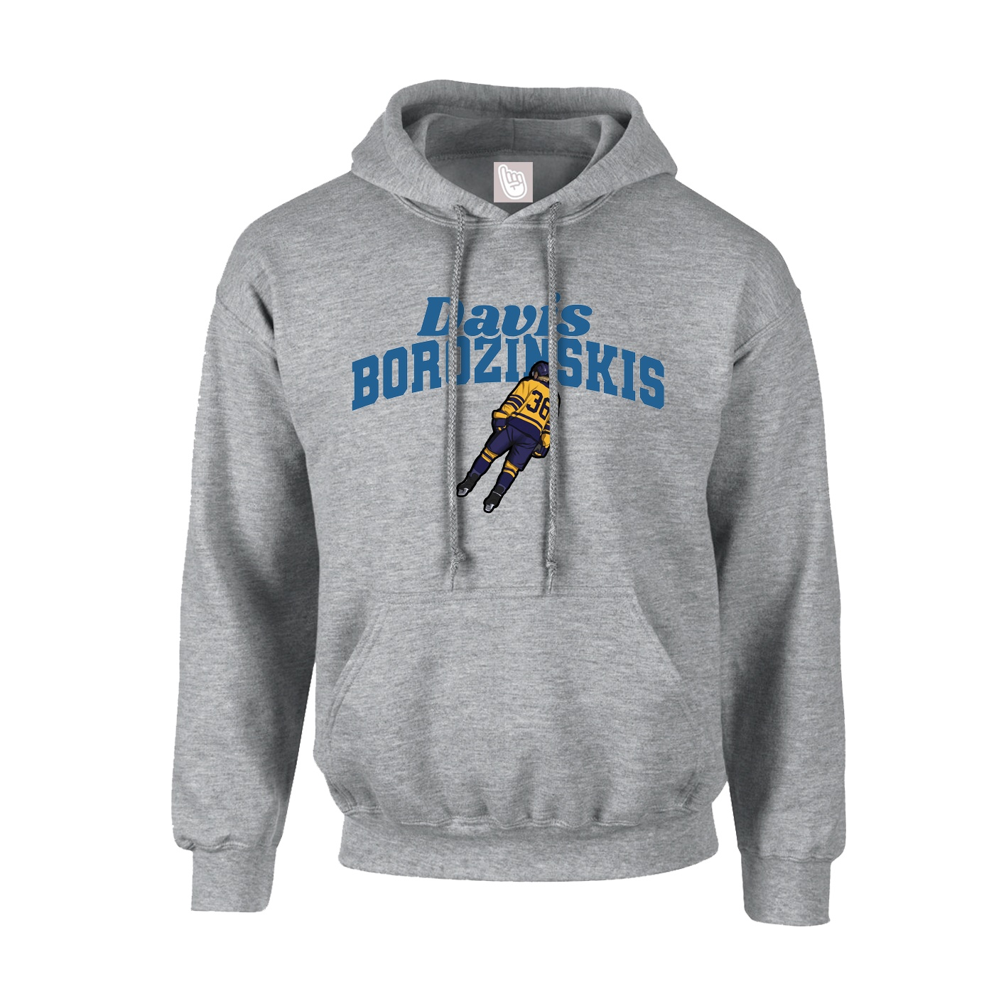 Youth Hoodie — Signature Arch in Grey