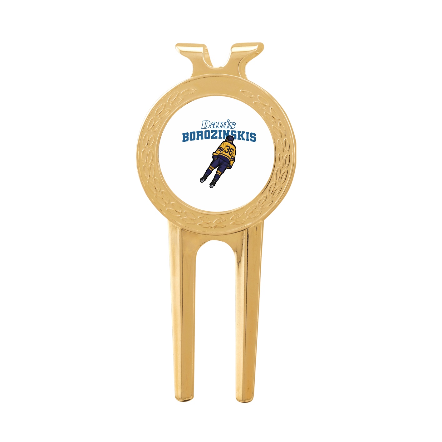 Divot Tool with Ball Marker — Name Arch in Classic