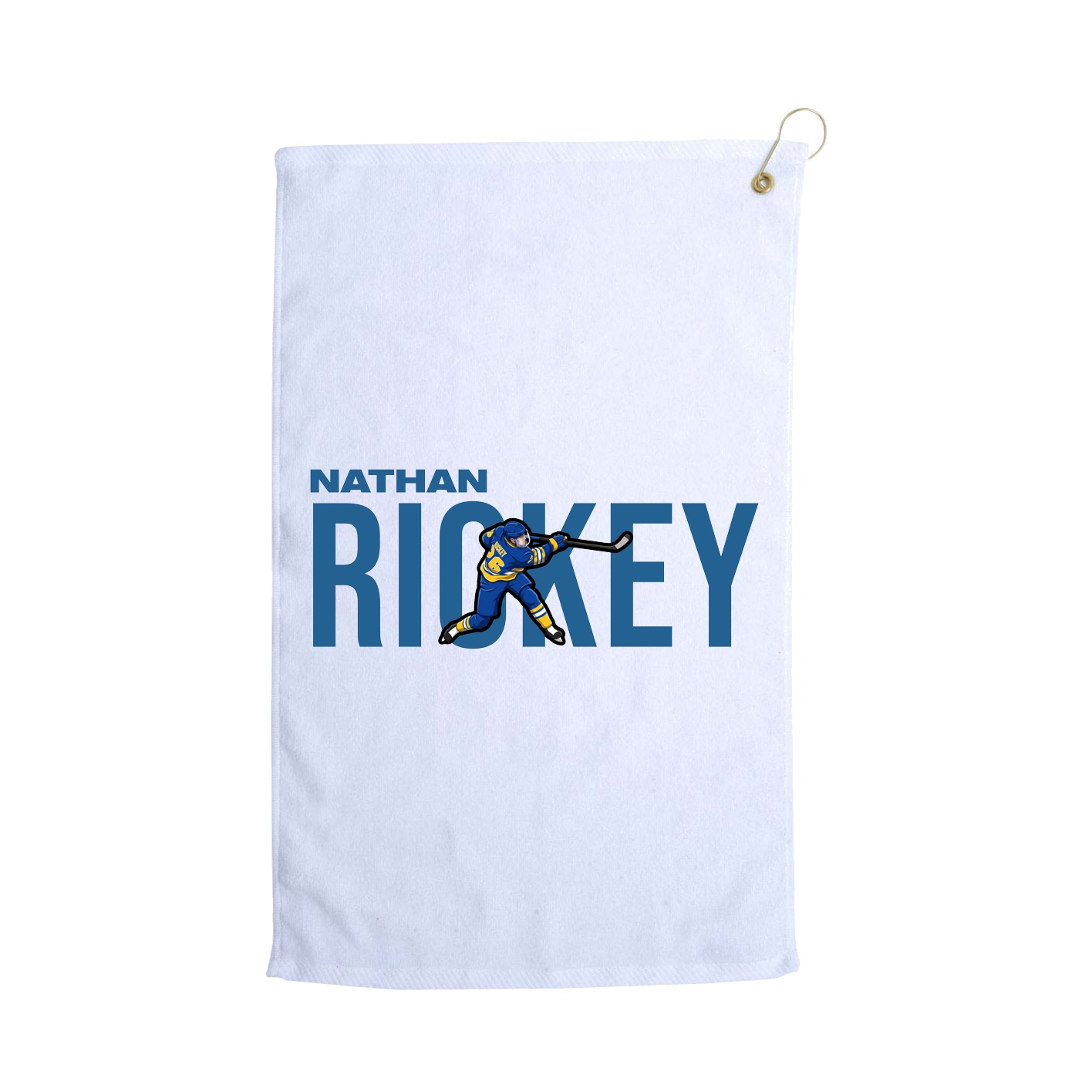 Golf Towel — Player Name in White