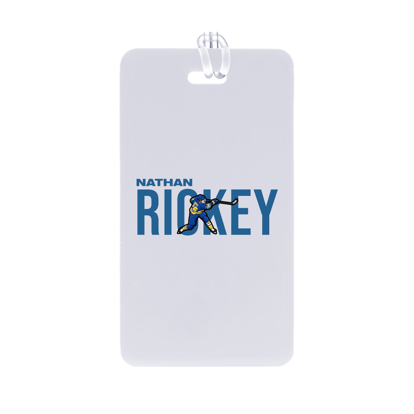 Bag Tag — Player Name in Classic