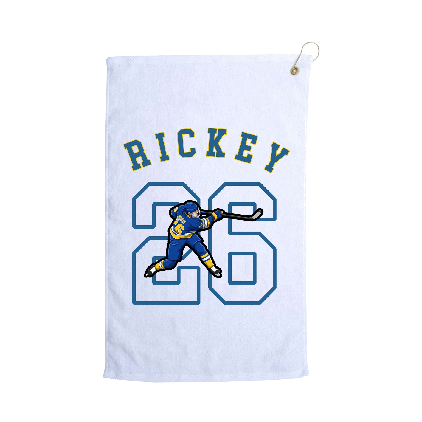 Golf Towel — Shirsey Arch in White
