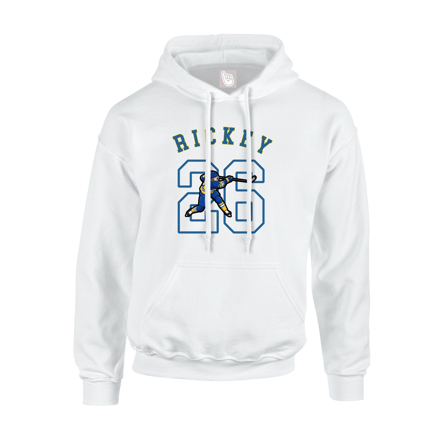 Youth Hoodie — Shirsey Arch in White