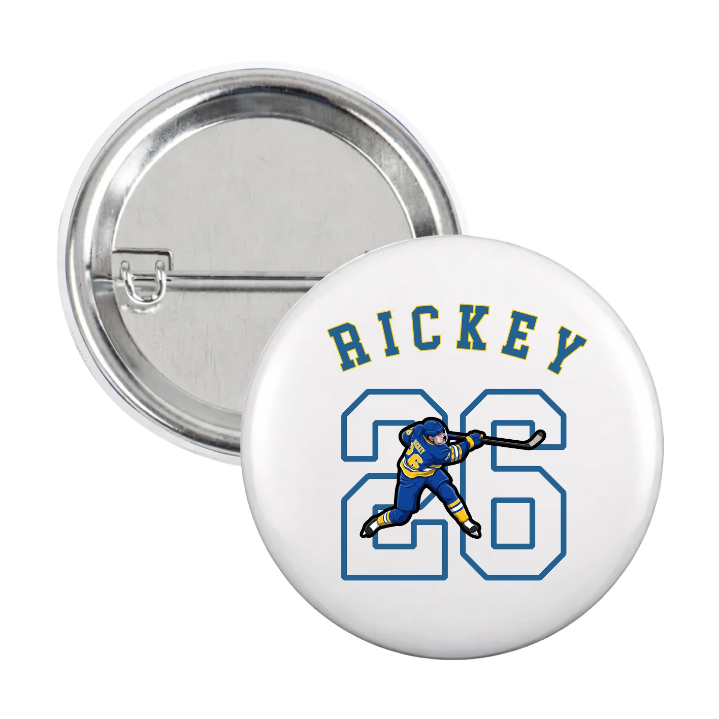 Game Day Button — Shirsey Arch in White
