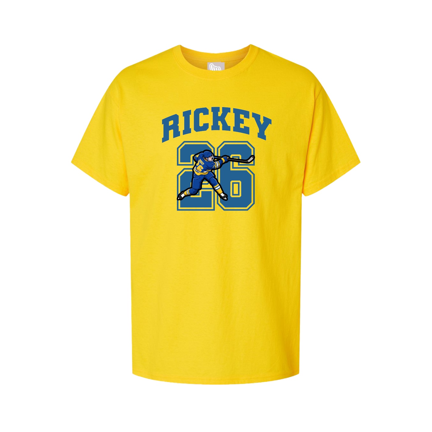 Youth Tee — Number in Gold