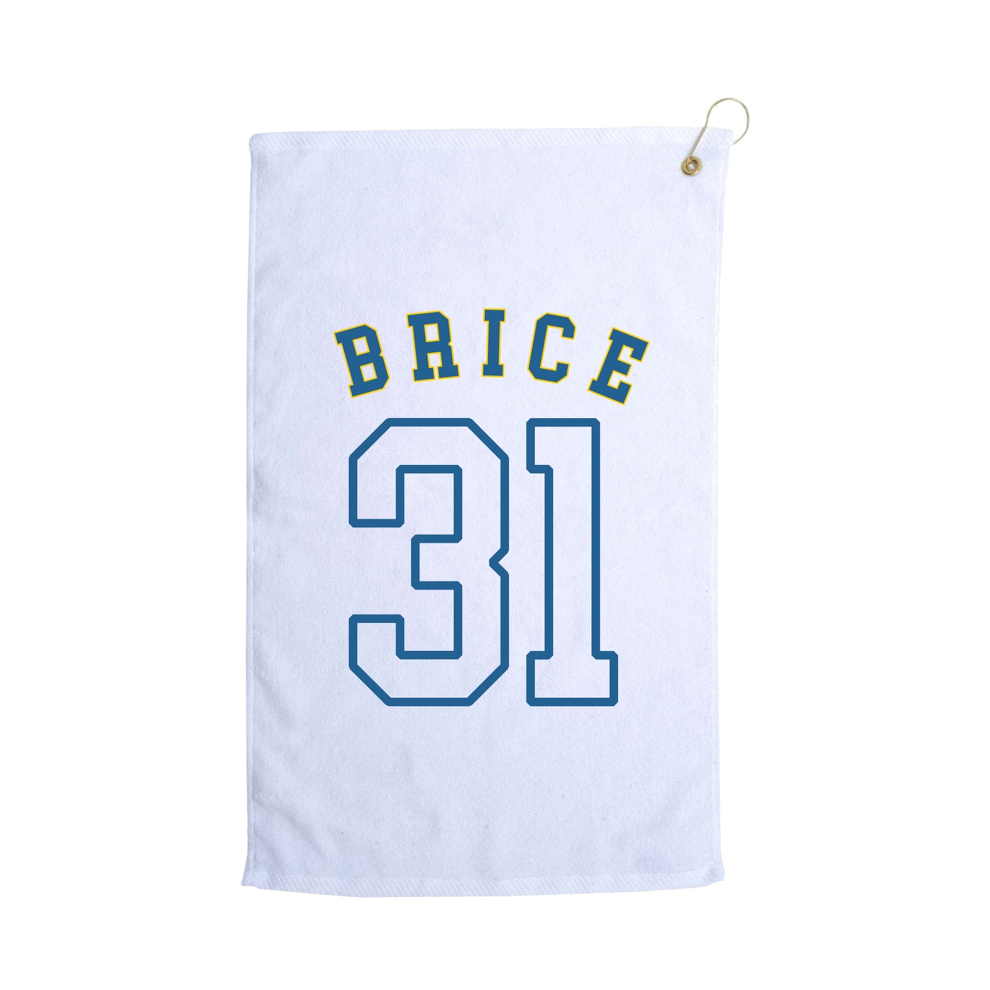 Golf Towel — Shirsey Arch in White