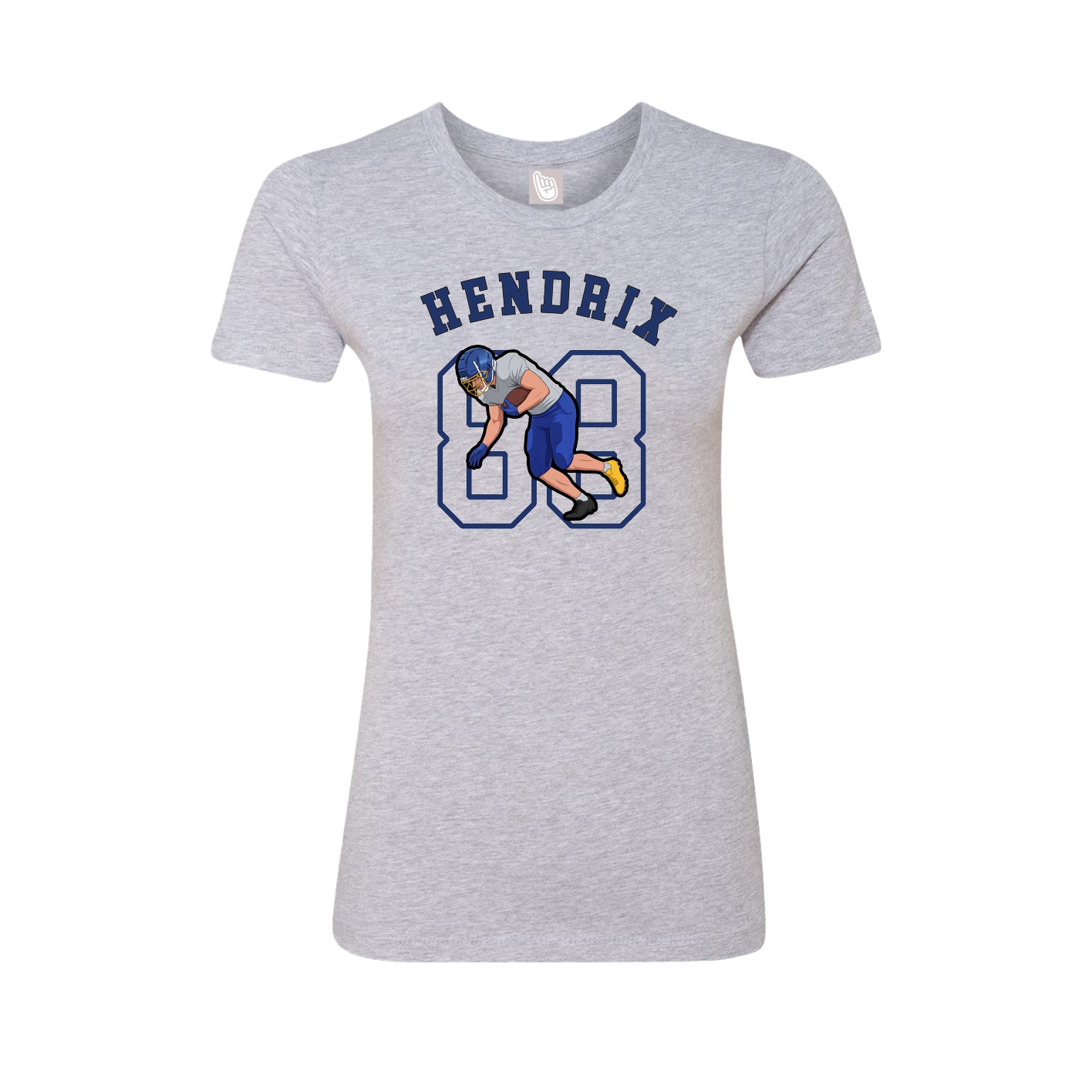 Fitted Women's Tee — Shirsey Arch in Grey
