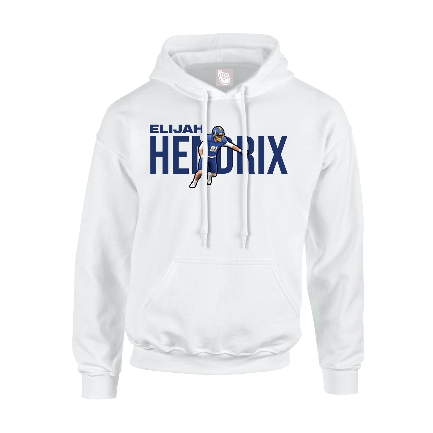 Hoodie — Player Name in White