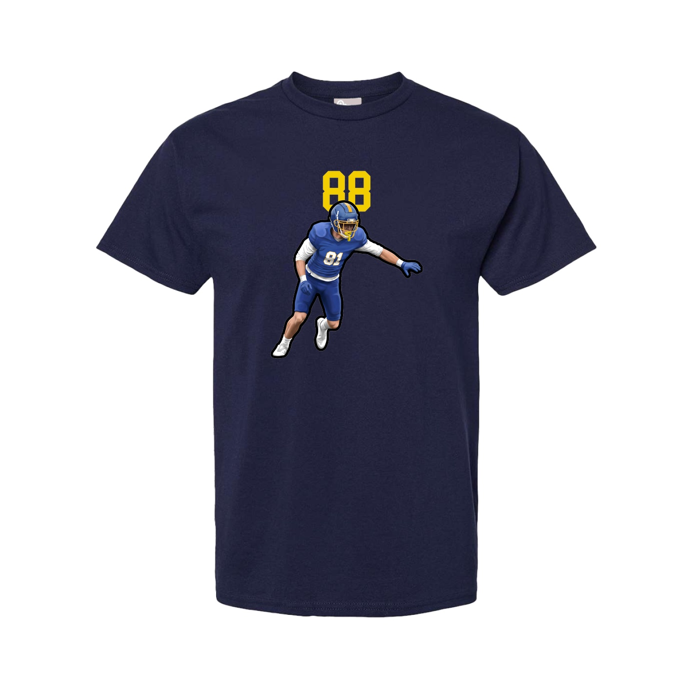 Youth Tee — Number Top in Navy