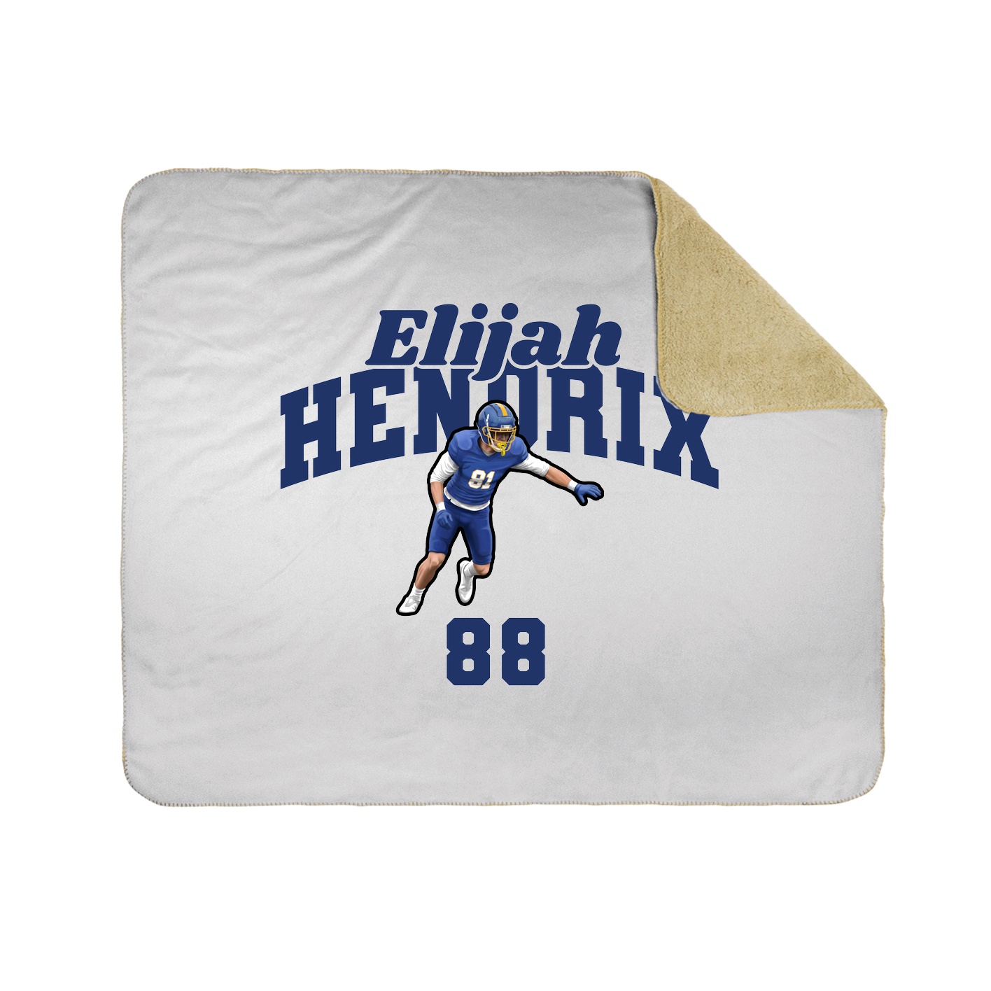 Throw Blanket — Signature Arch in White
