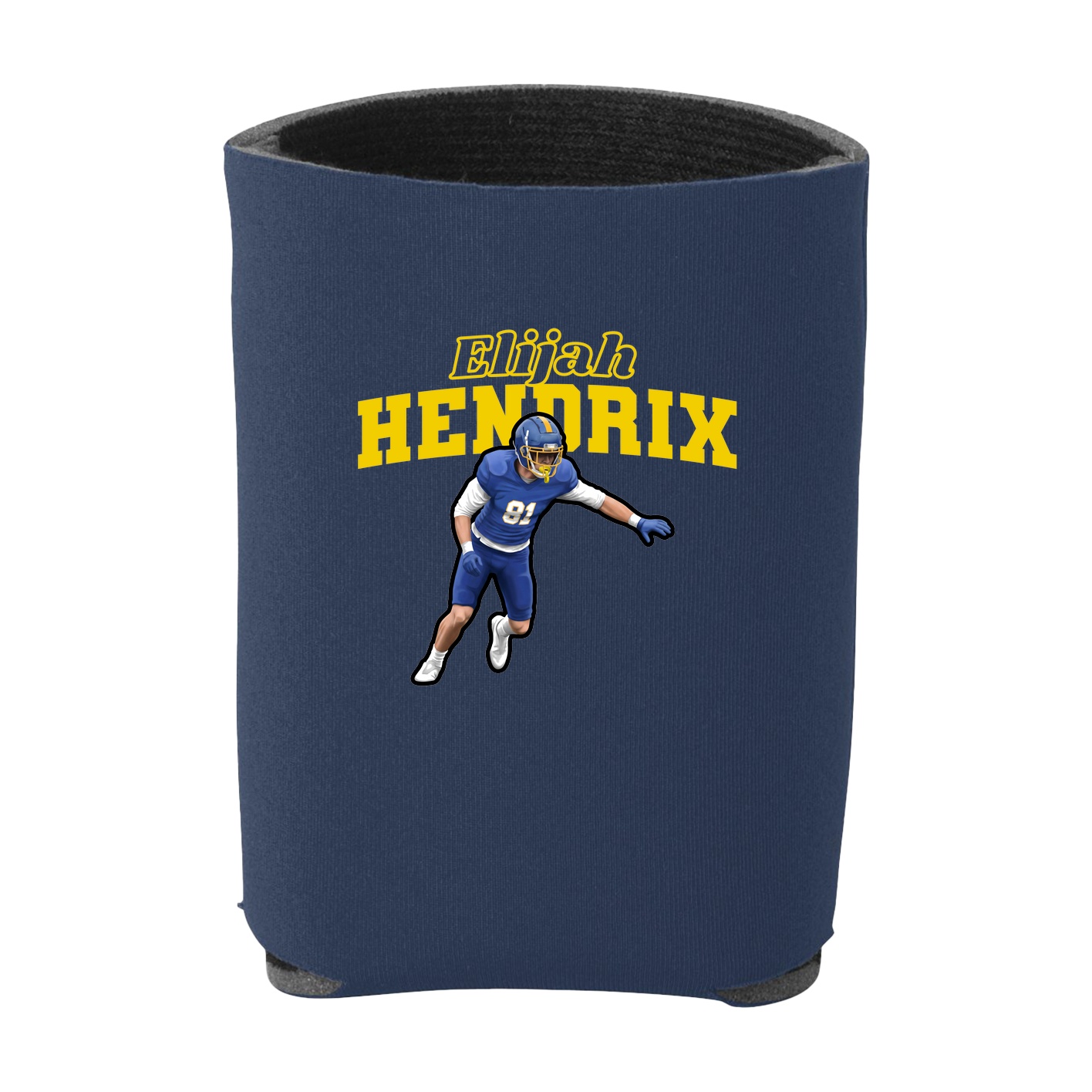 Can Holder — Name Arch in Navy