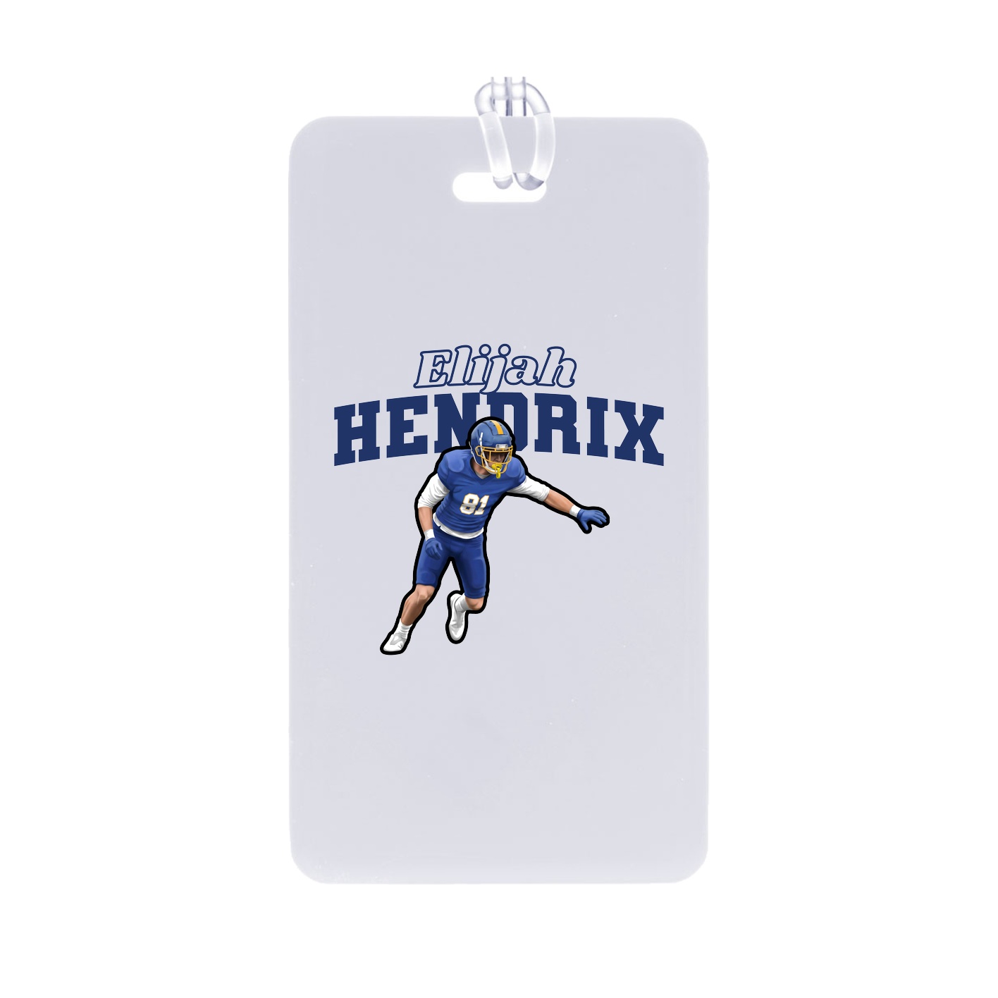 Bag Tag — Name Arch in Classic