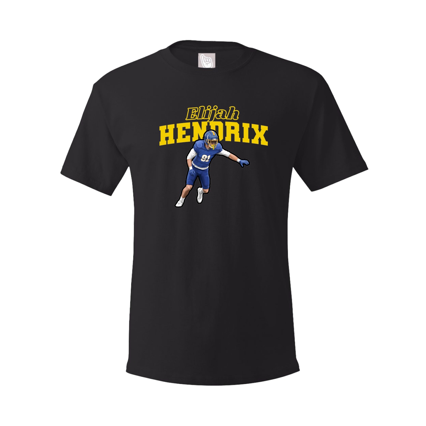 Youth Tee — Name Arch in Black