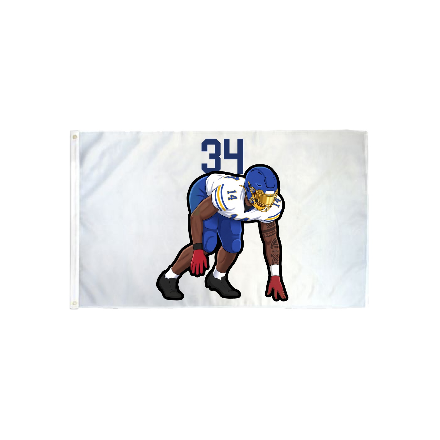 3x5 Flag — Number Top in Classic