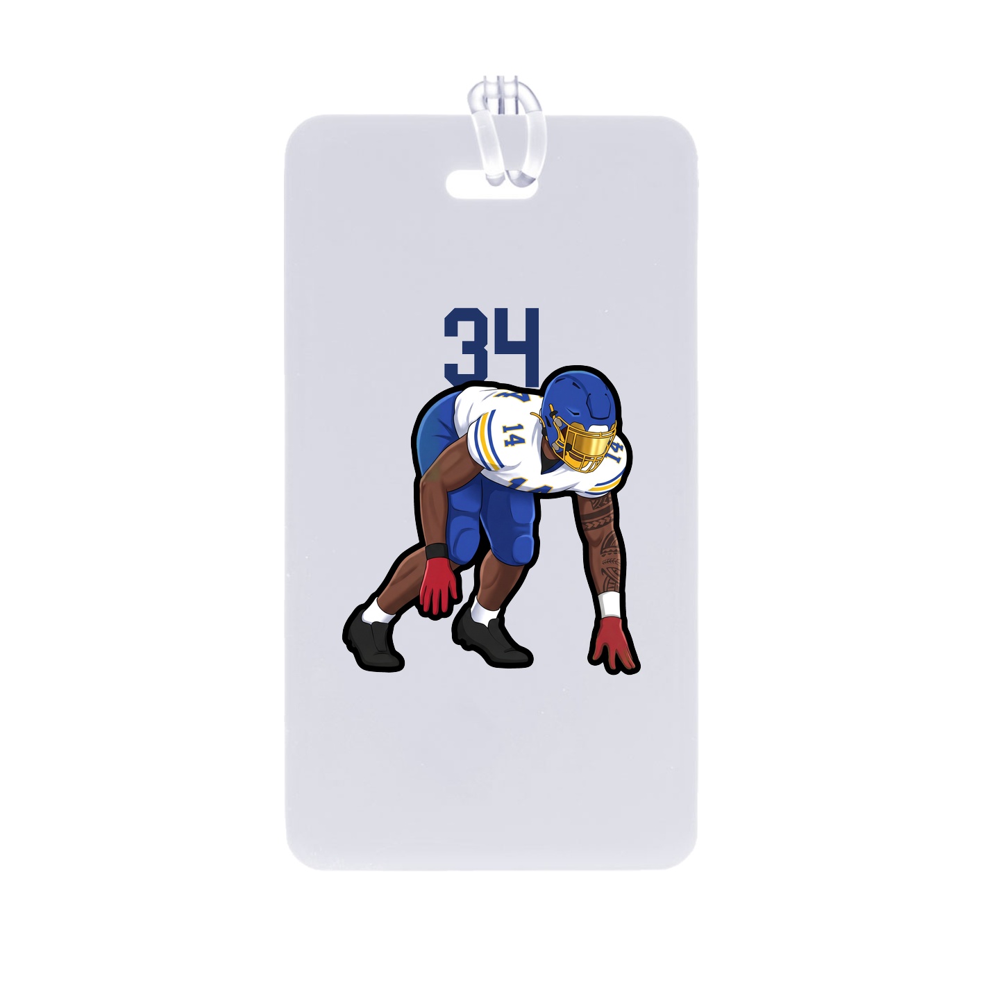 Bag Tag — Number Top in Classic