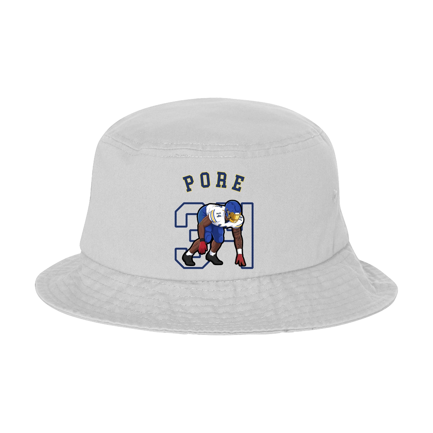 Bucket Cap — Shirsey Arch in White