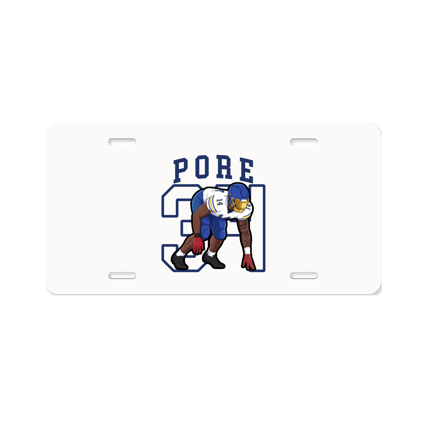 License Plate — Shirsey in Classic
