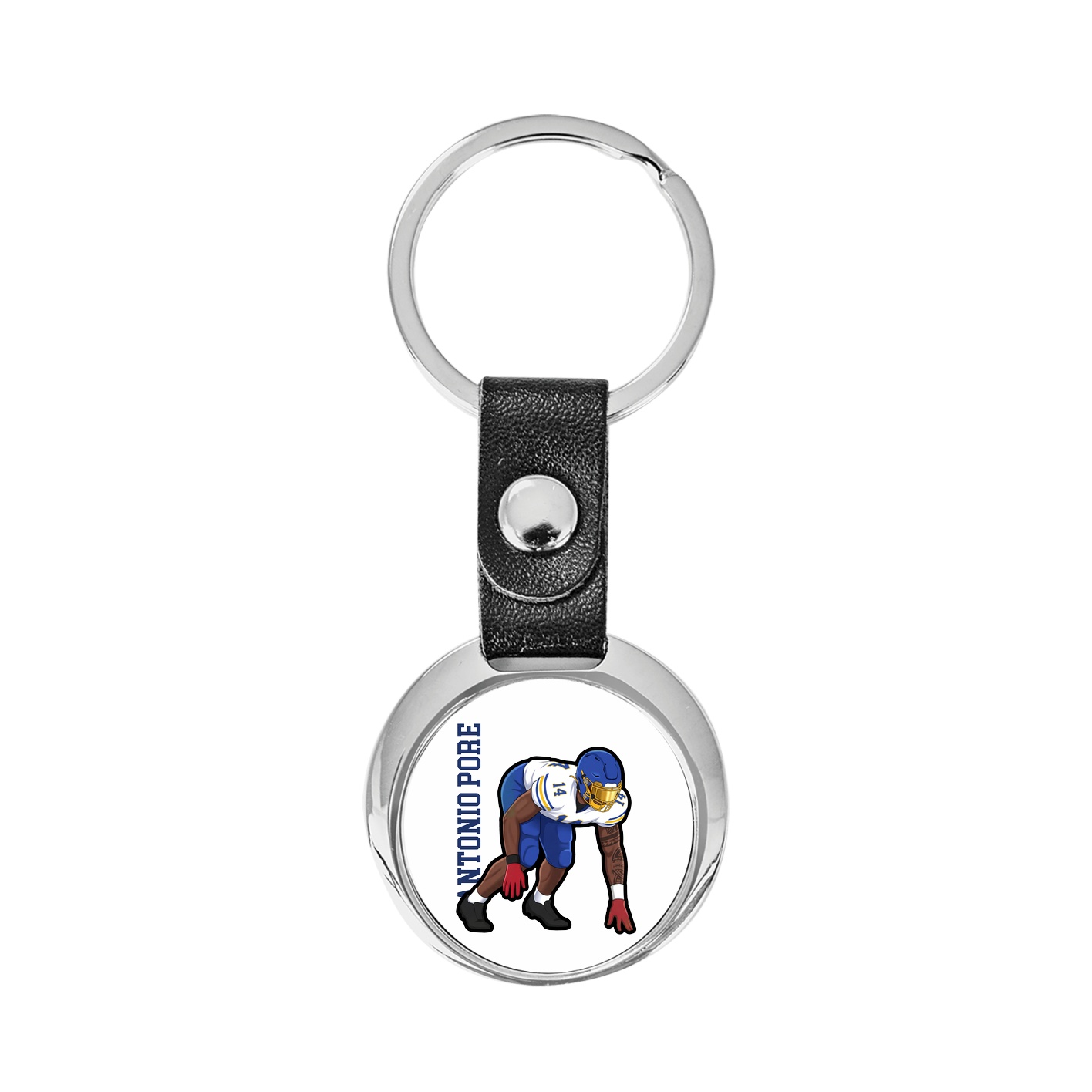Key Chain — Name Vertical in Classic