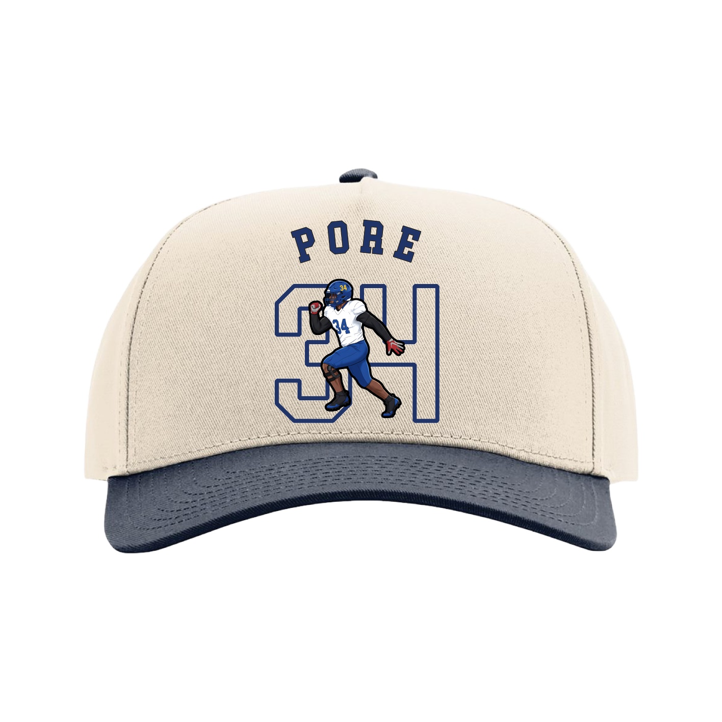 Full Fabric Five-Panel Champ Cap