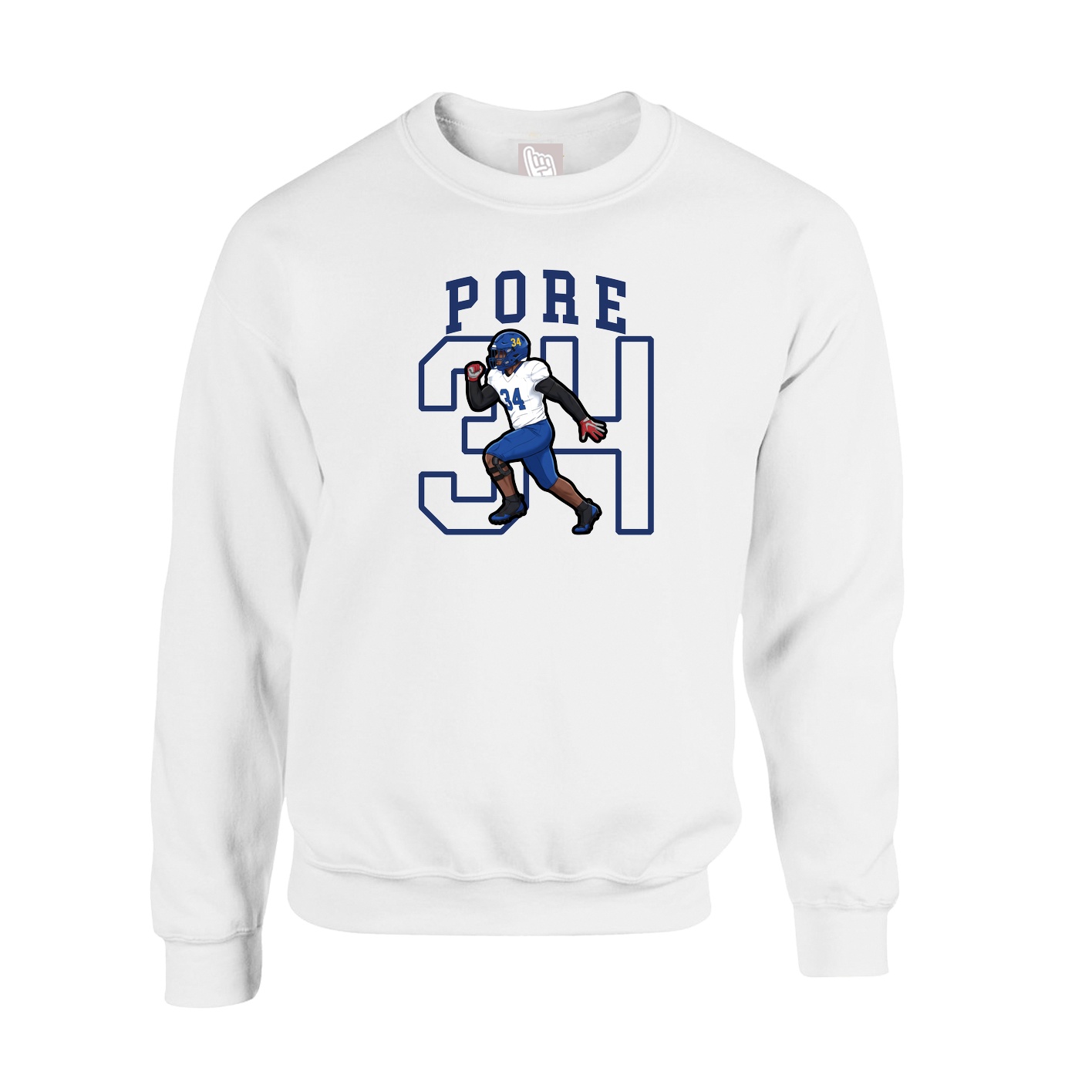 Fleece Crew — Shirsey in White