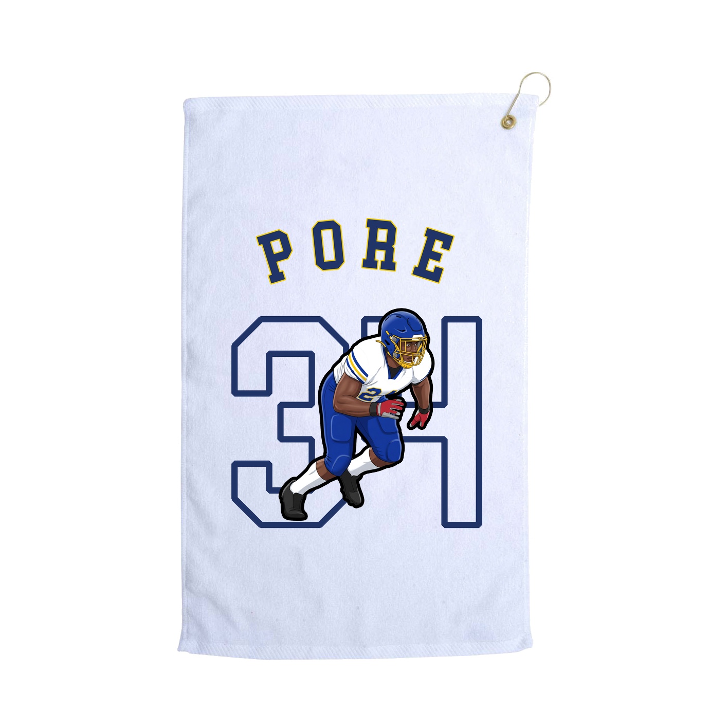 Golf Towel — Shirsey Arch in White