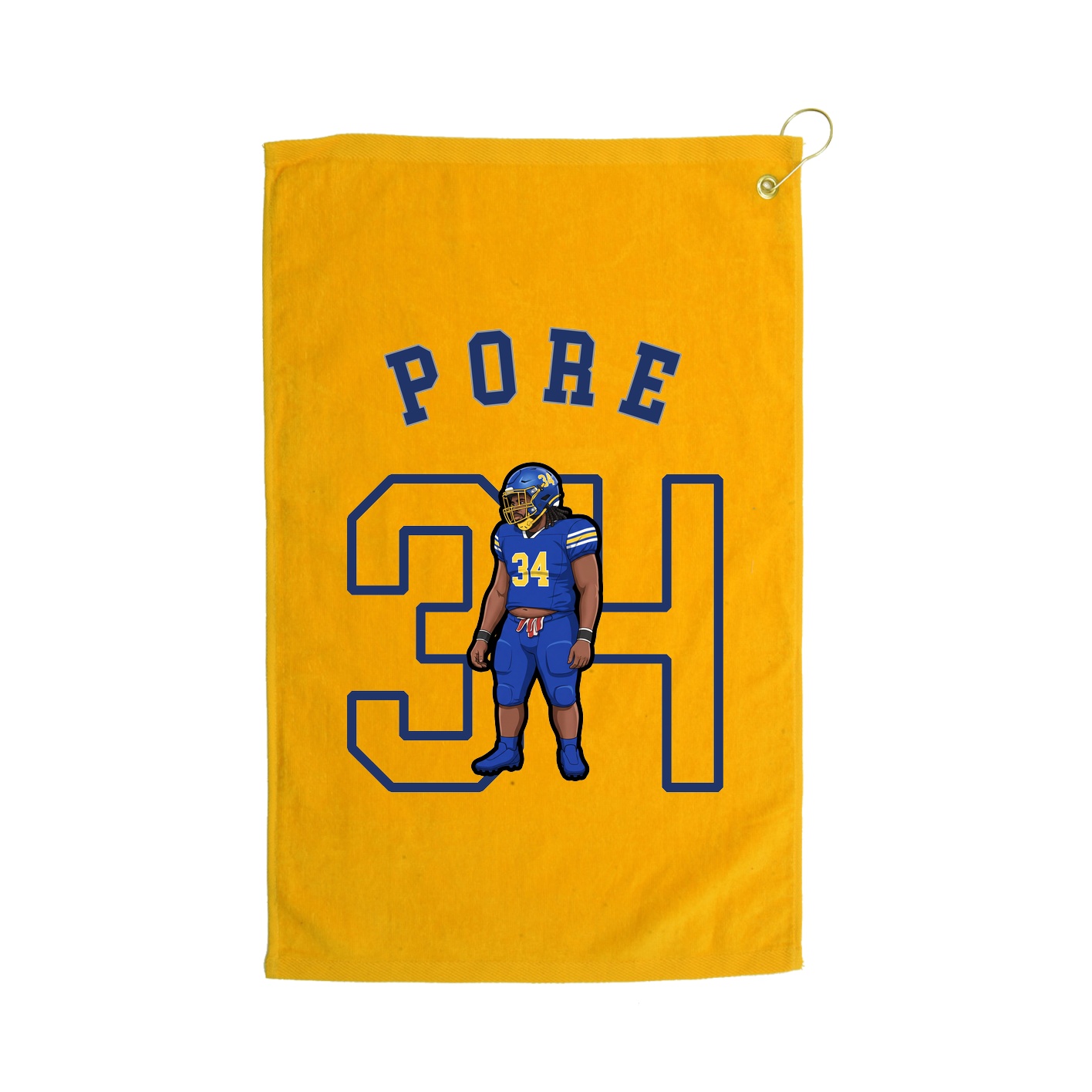Golf Towel — Shirsey Arch in Gold